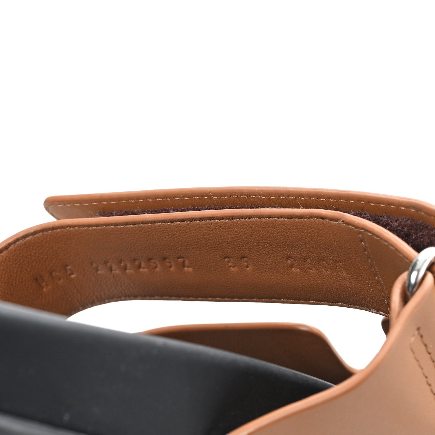 Calfskin Womens Chypre Sandals 39 Naturel