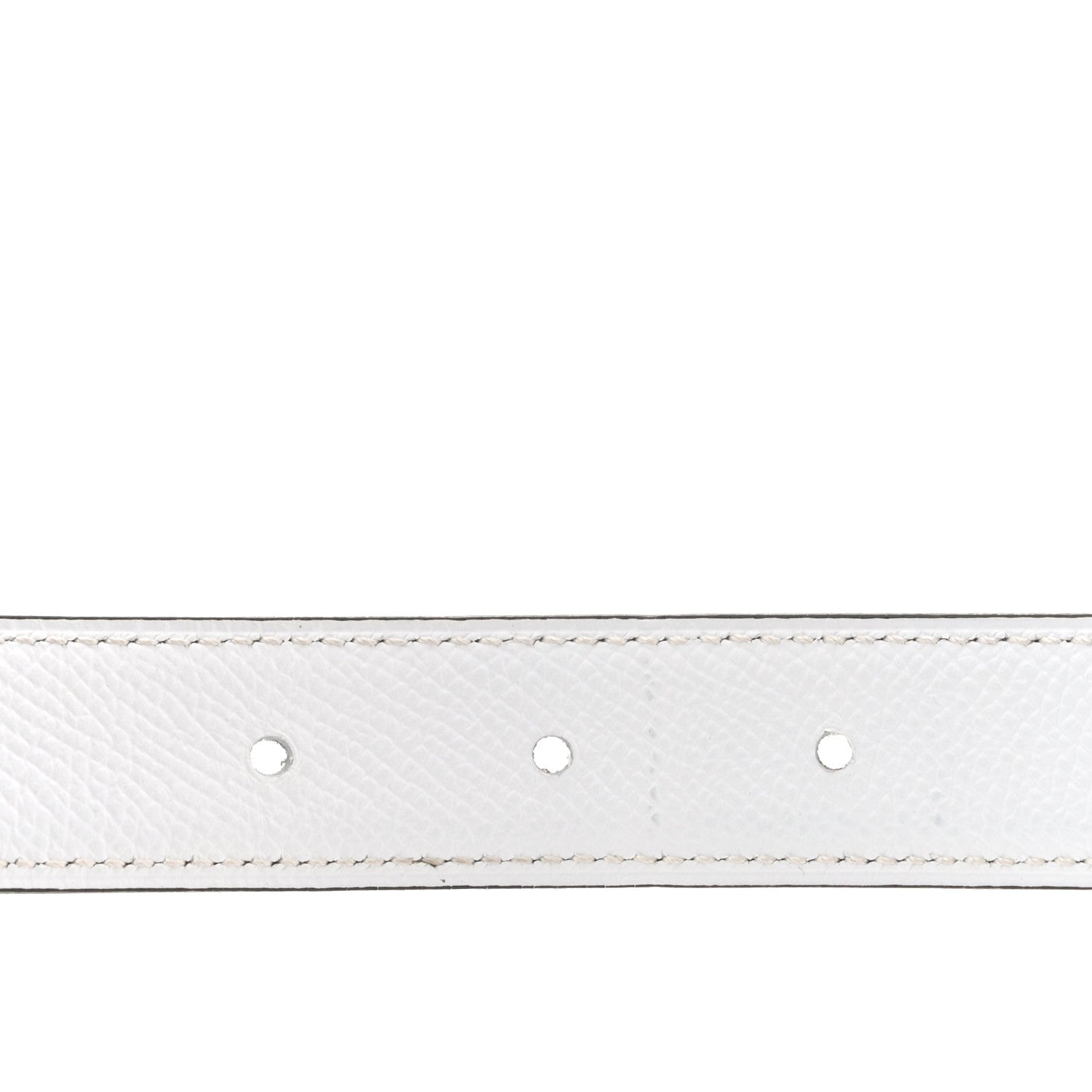 Epsom Swift 24mm Mini Constance H Belt 90 36 White Etoupe