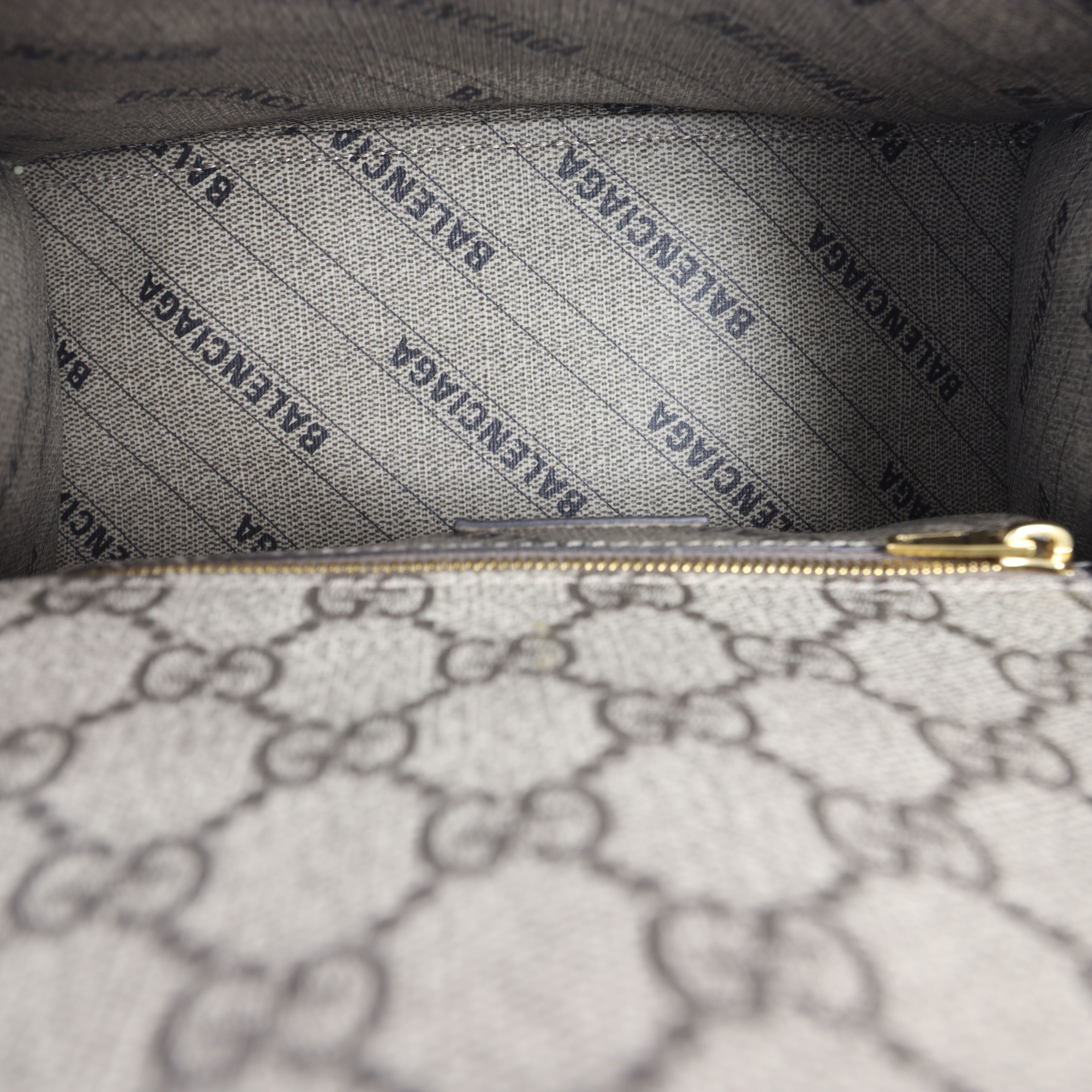 Gucci x Balenciaga The Hacker Project GG Supreme Hourglass Bag Small