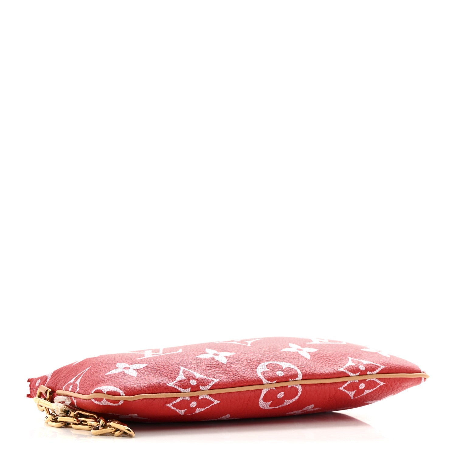 Calfskin Monogram Speedy P9 Bandouliere 50 Pochette Red