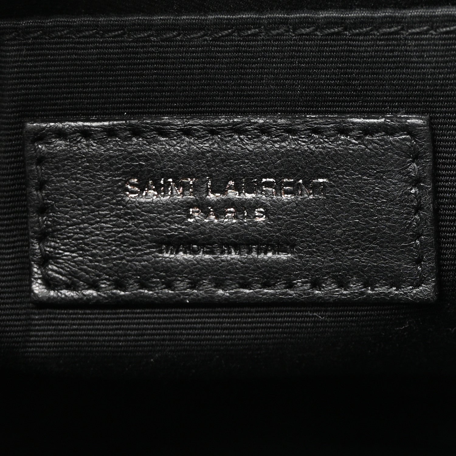 Calfskin Matelasse Monogram Monochrome Lou Camera Bag Black