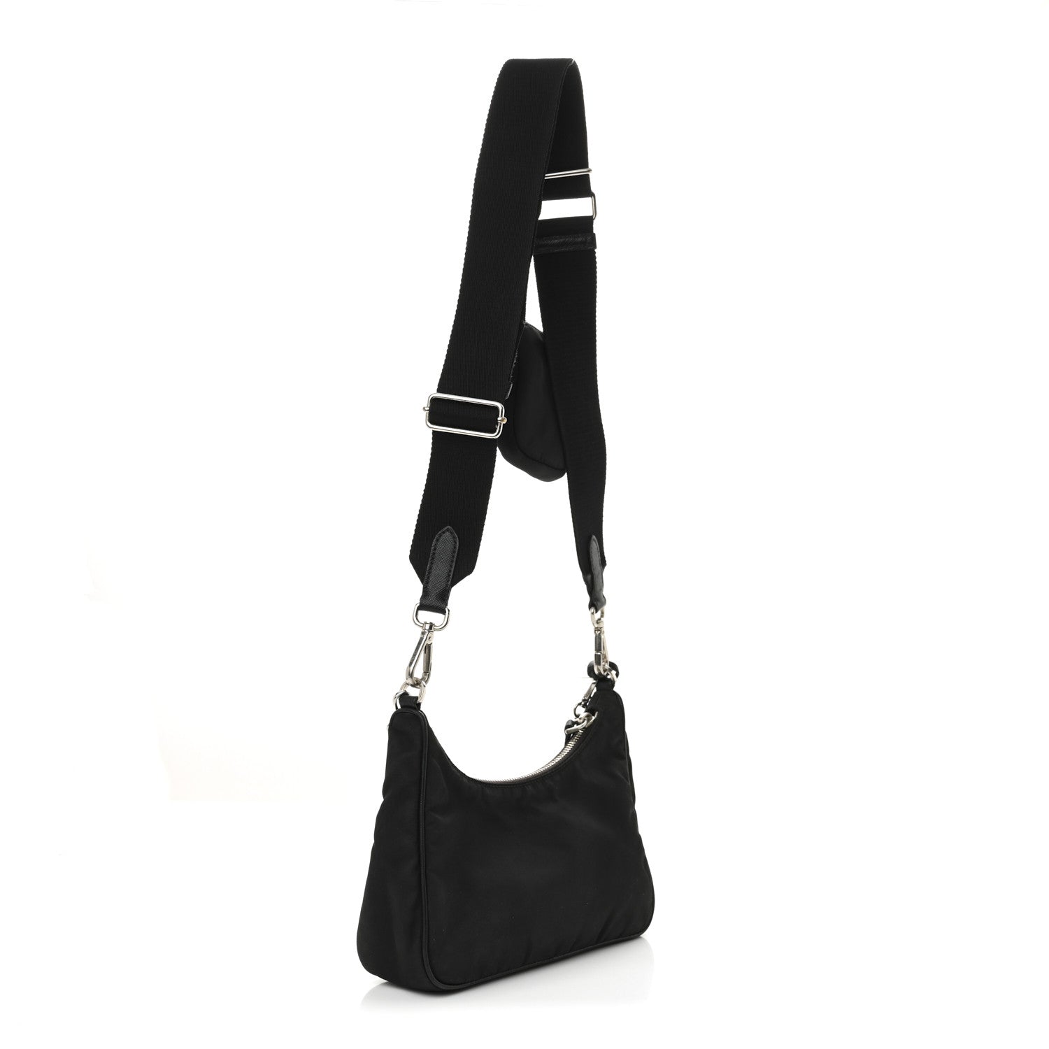 Nylon Re-Edition 2005 Shoulder Bag Black