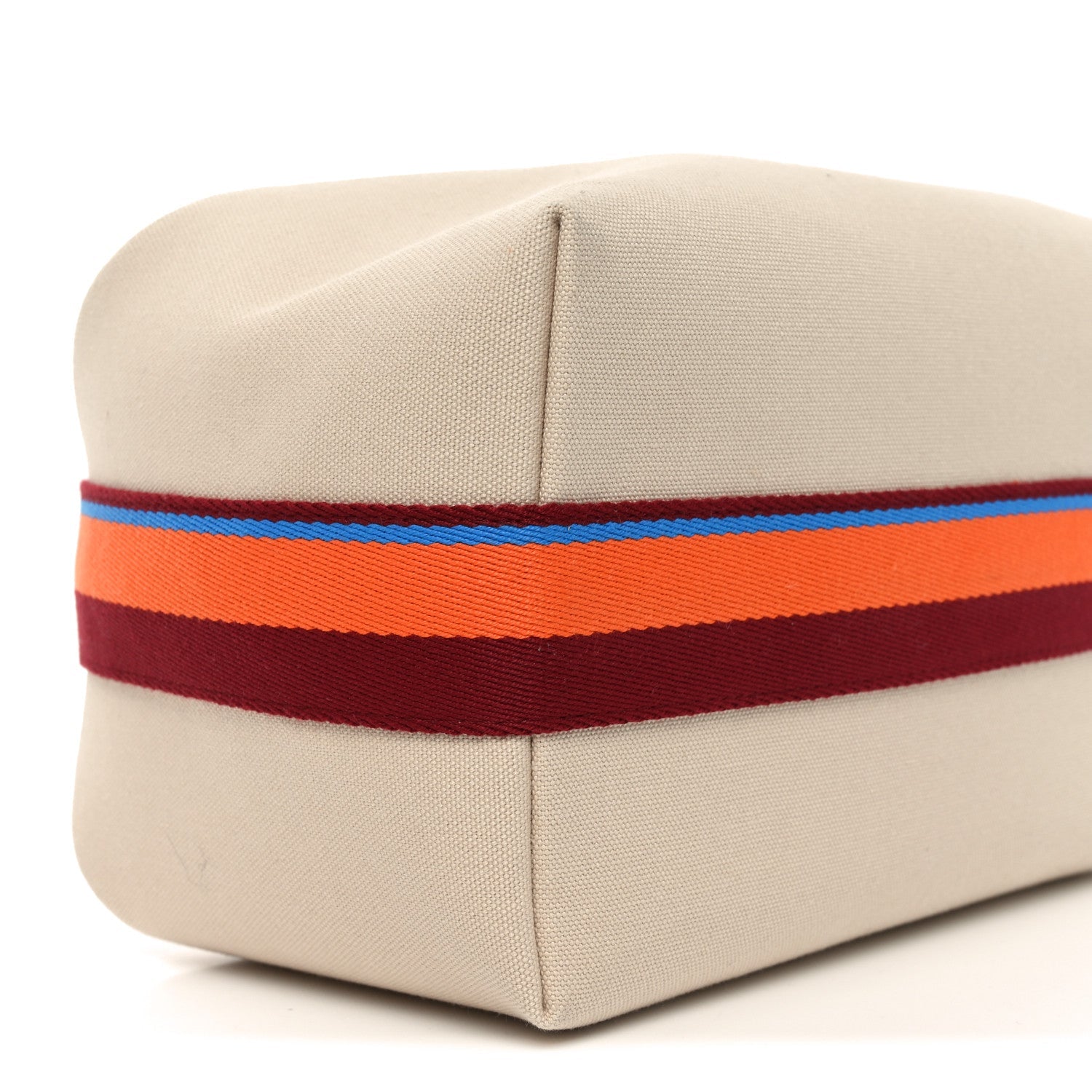 Canvas Large Bride-A-Brac Pavillon Pouch Natural Multicolor