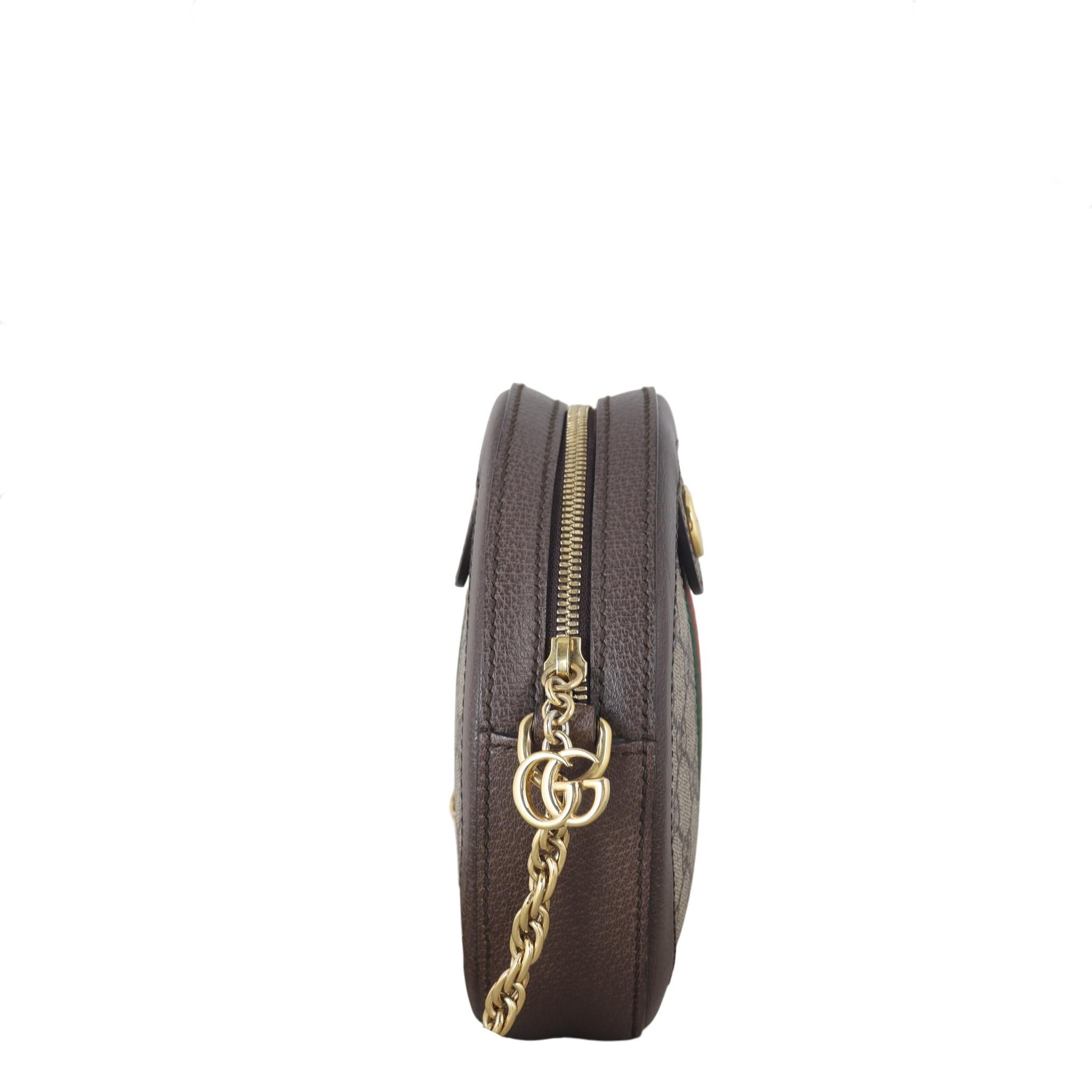 Gucci Ophidia Round Mini Shoulder Bag