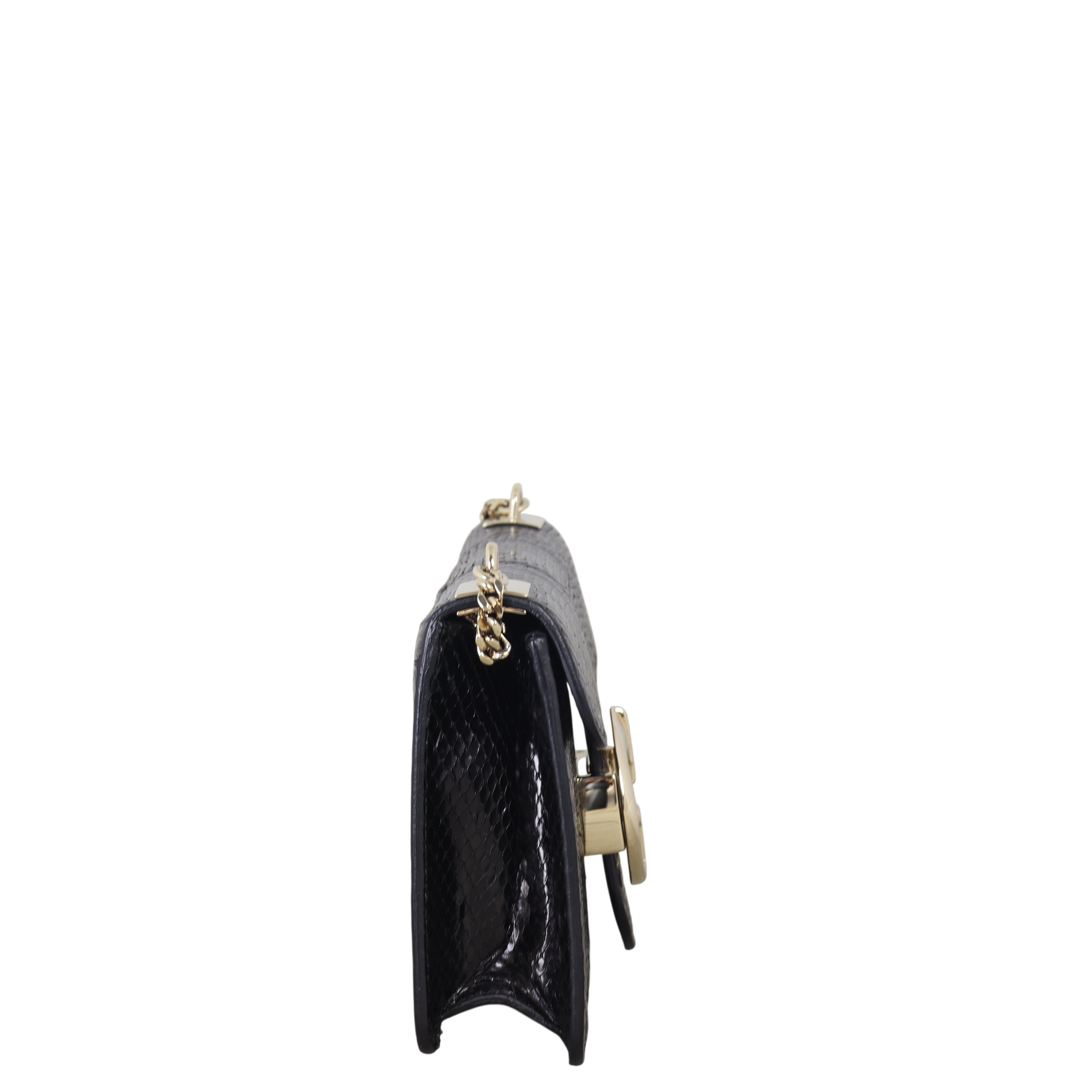 Gucci 1973 Flap Shoulder Bag Python