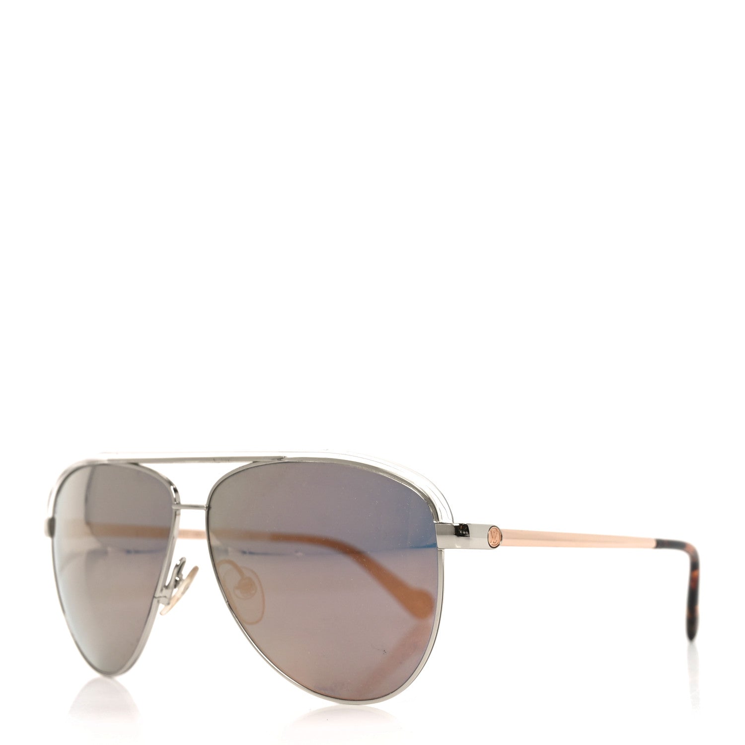 Jet Set Aviator Sunglasses Z0858U Silver