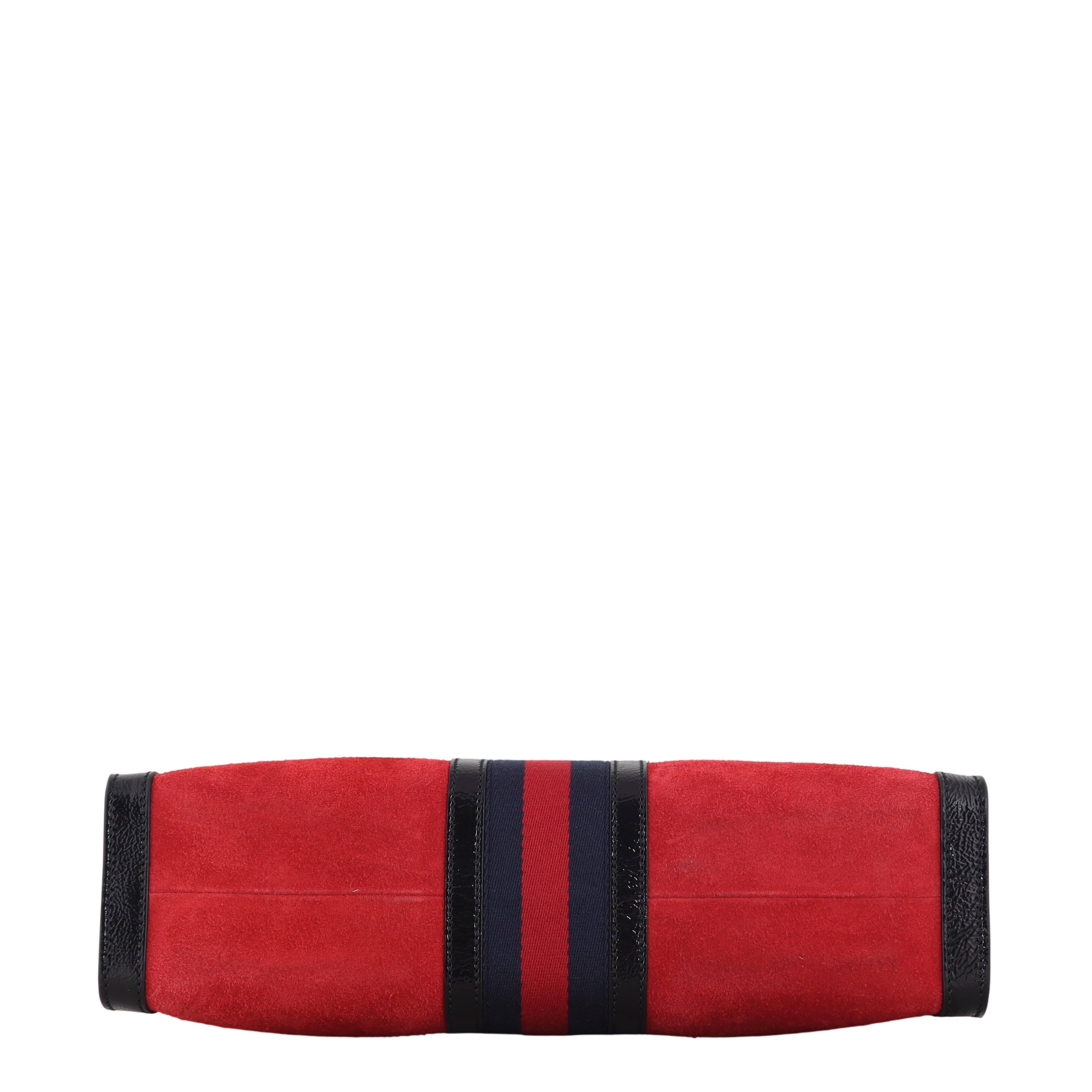 Gucci Ophidia Suede Chain Handbag