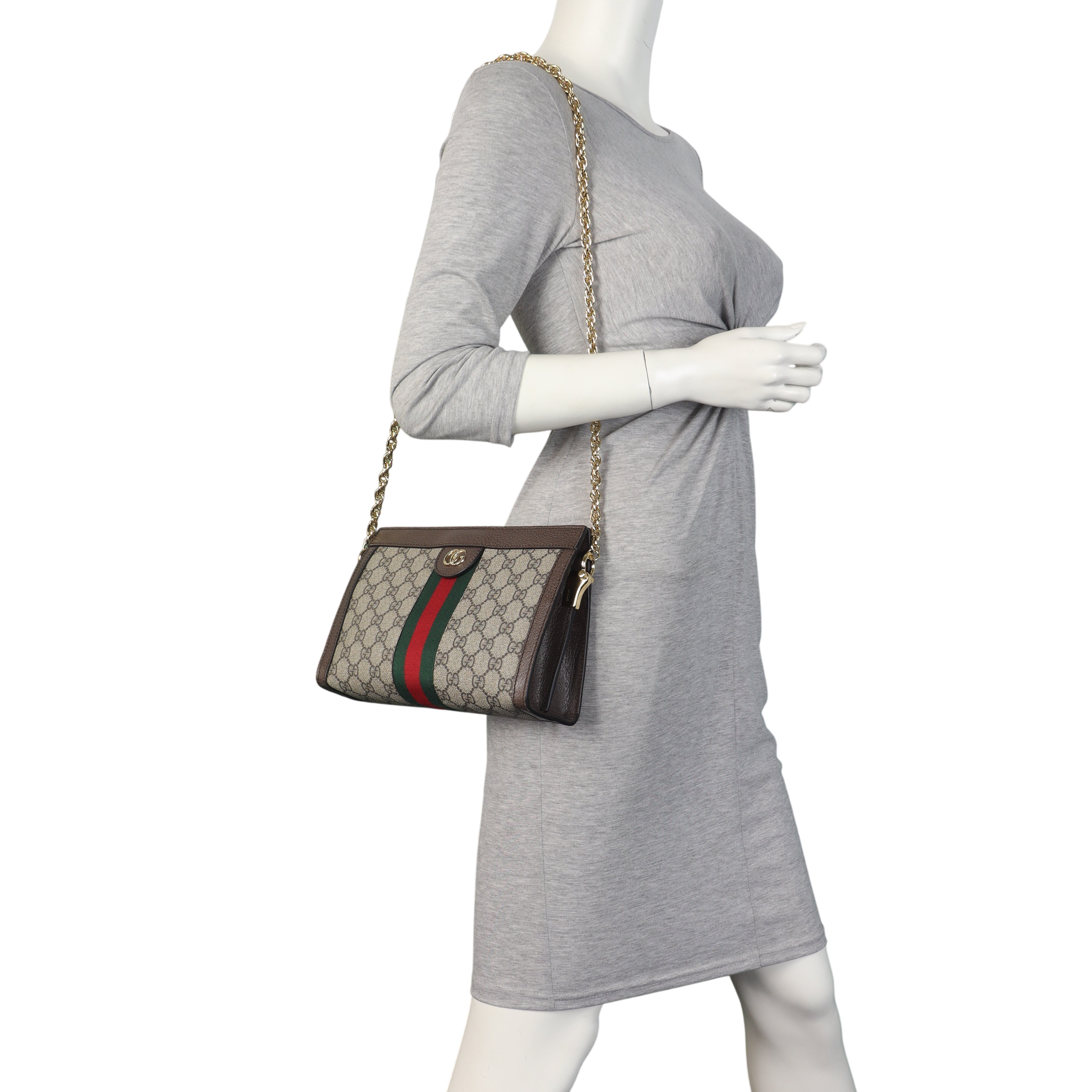 Gucci GG Supreme Ophidia Small Shoulder Bag
