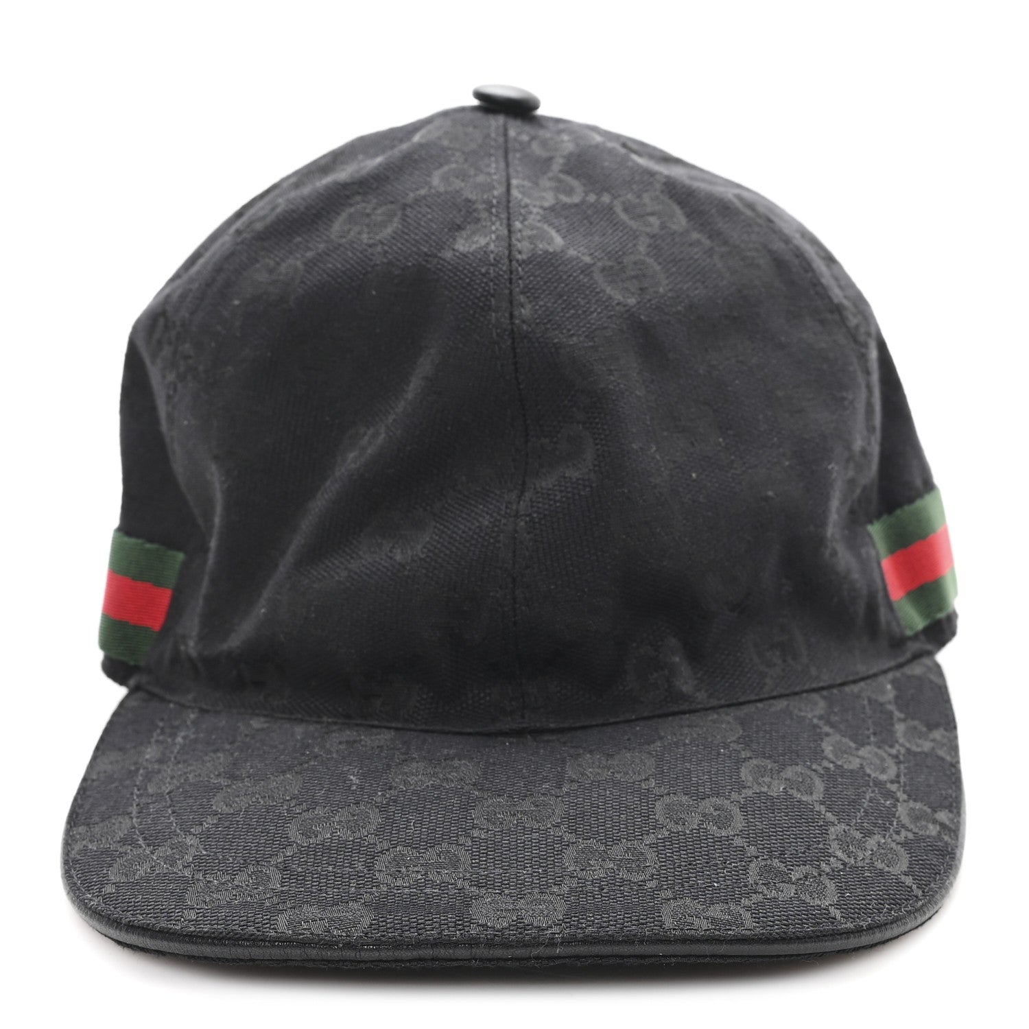 Monogram Web Baseball Hat L Black