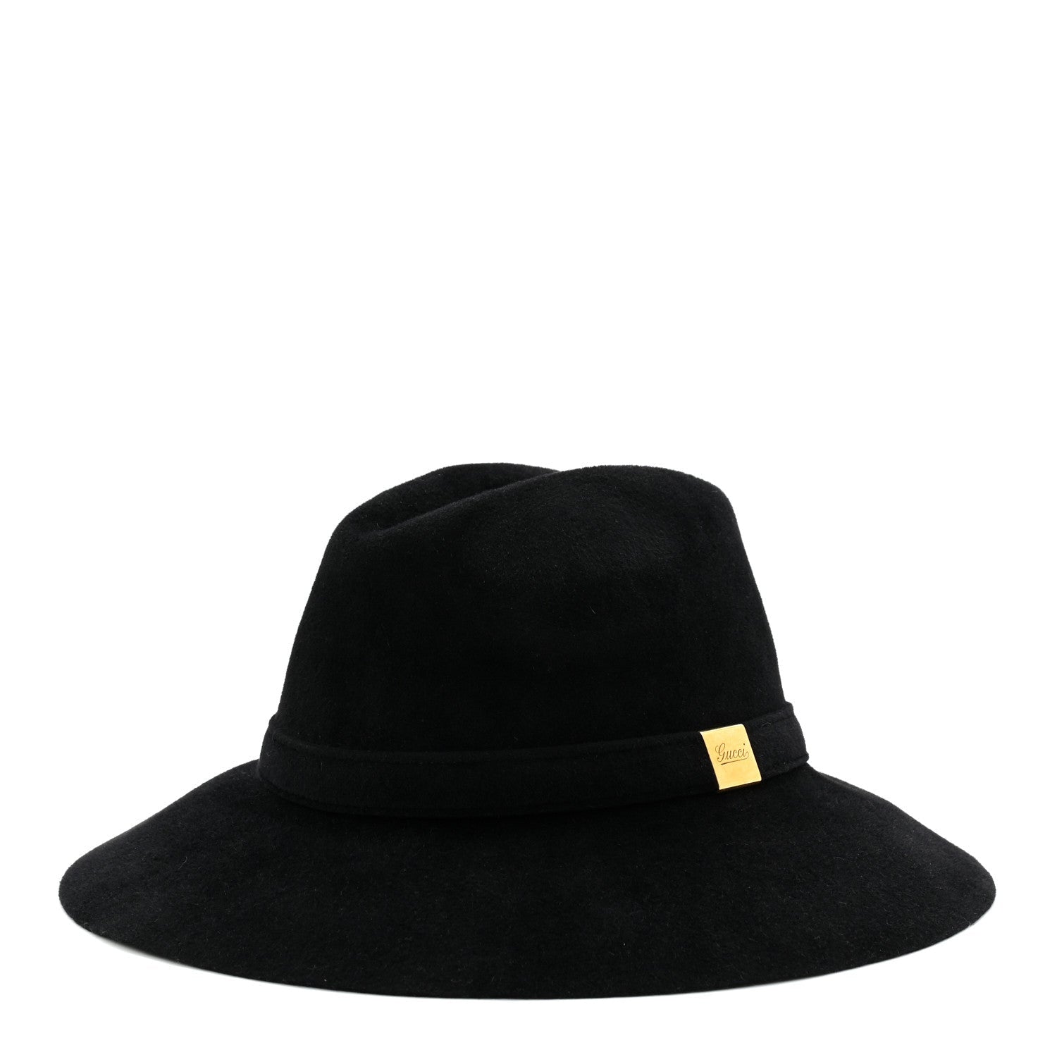 Rabbit Fur Felt Hat L Black