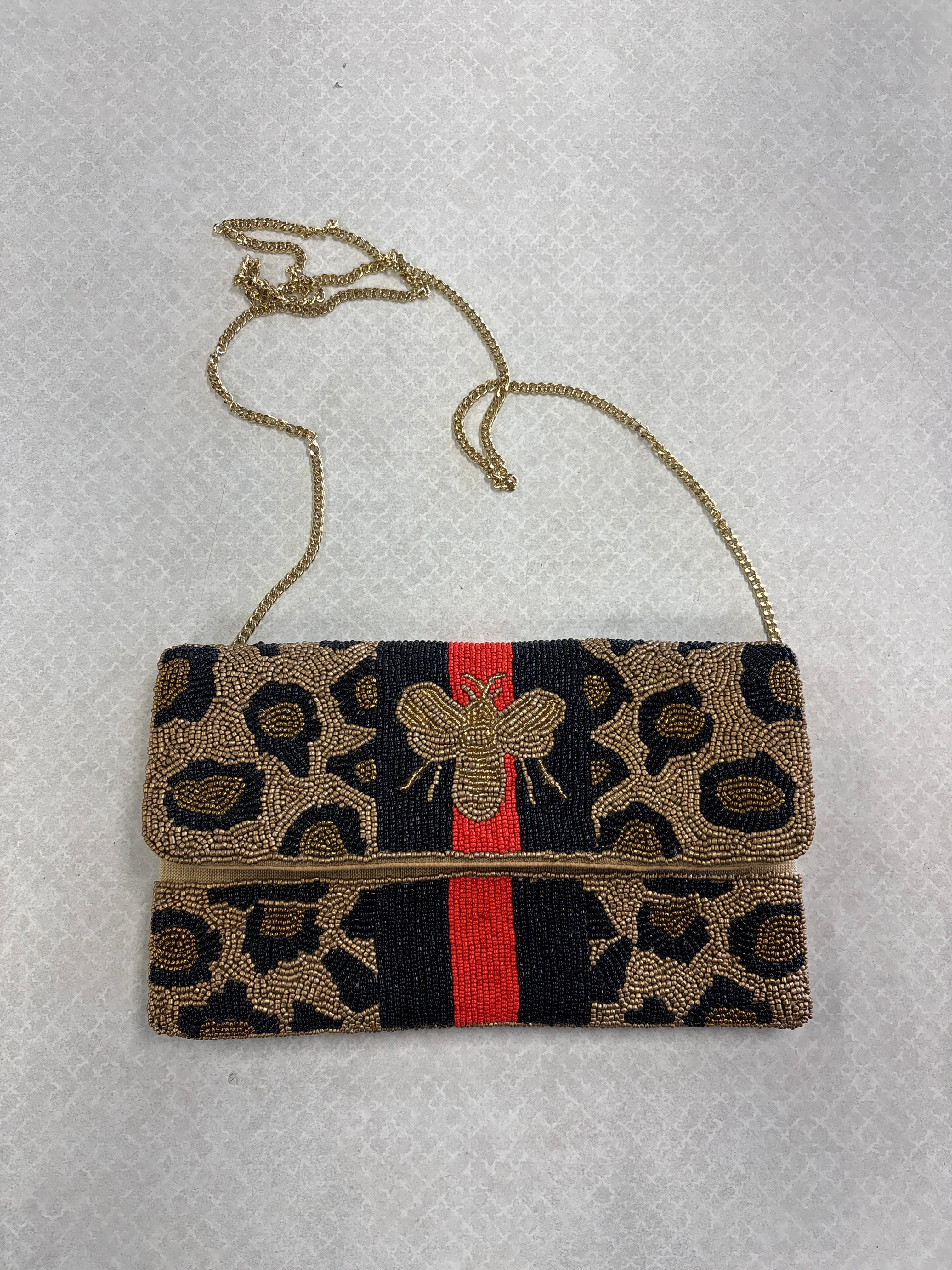 Crossbody By Clothes Mentor In Animal Print, Size:Medium