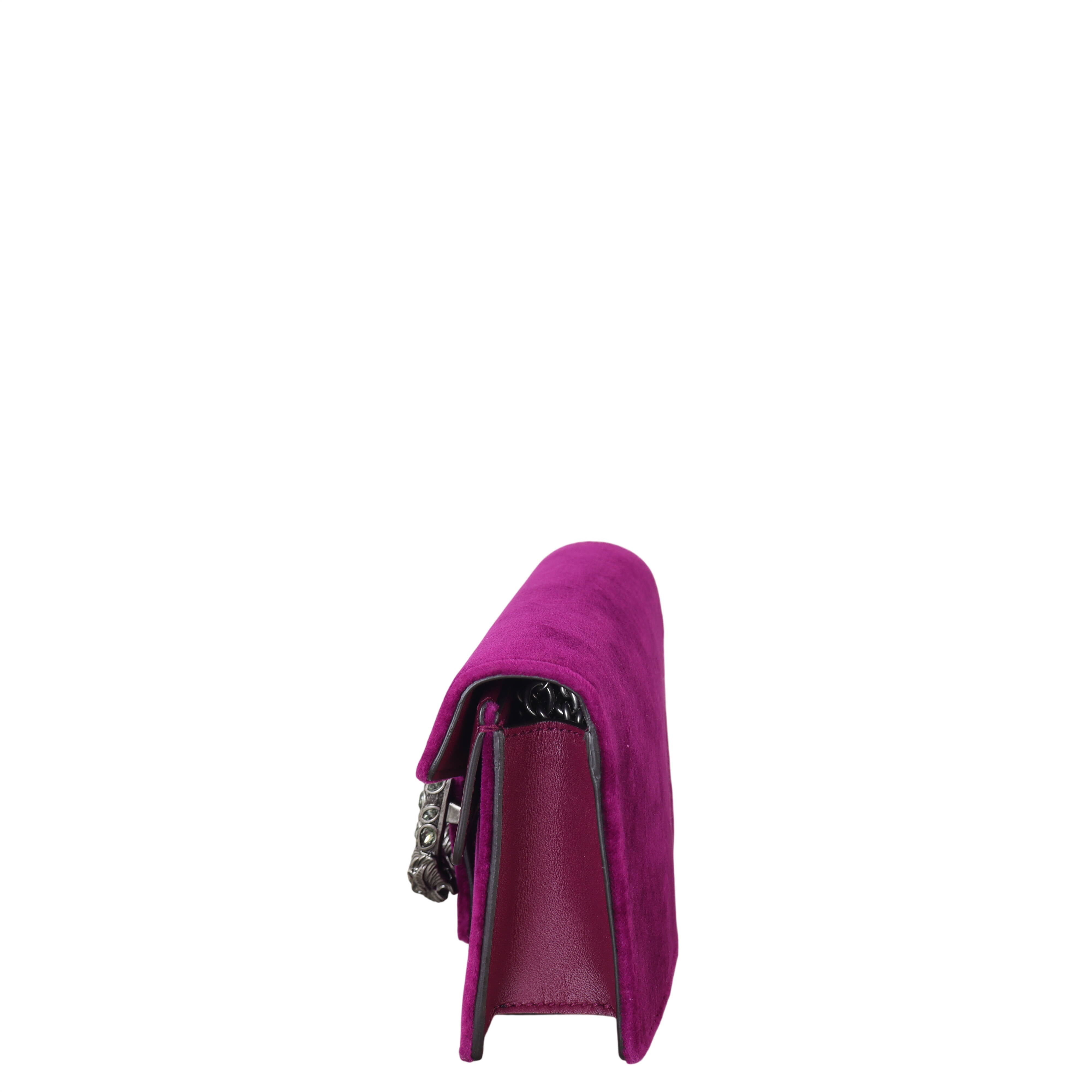 Gucci Dionysus Velvet Super Mini Shoulder Bag