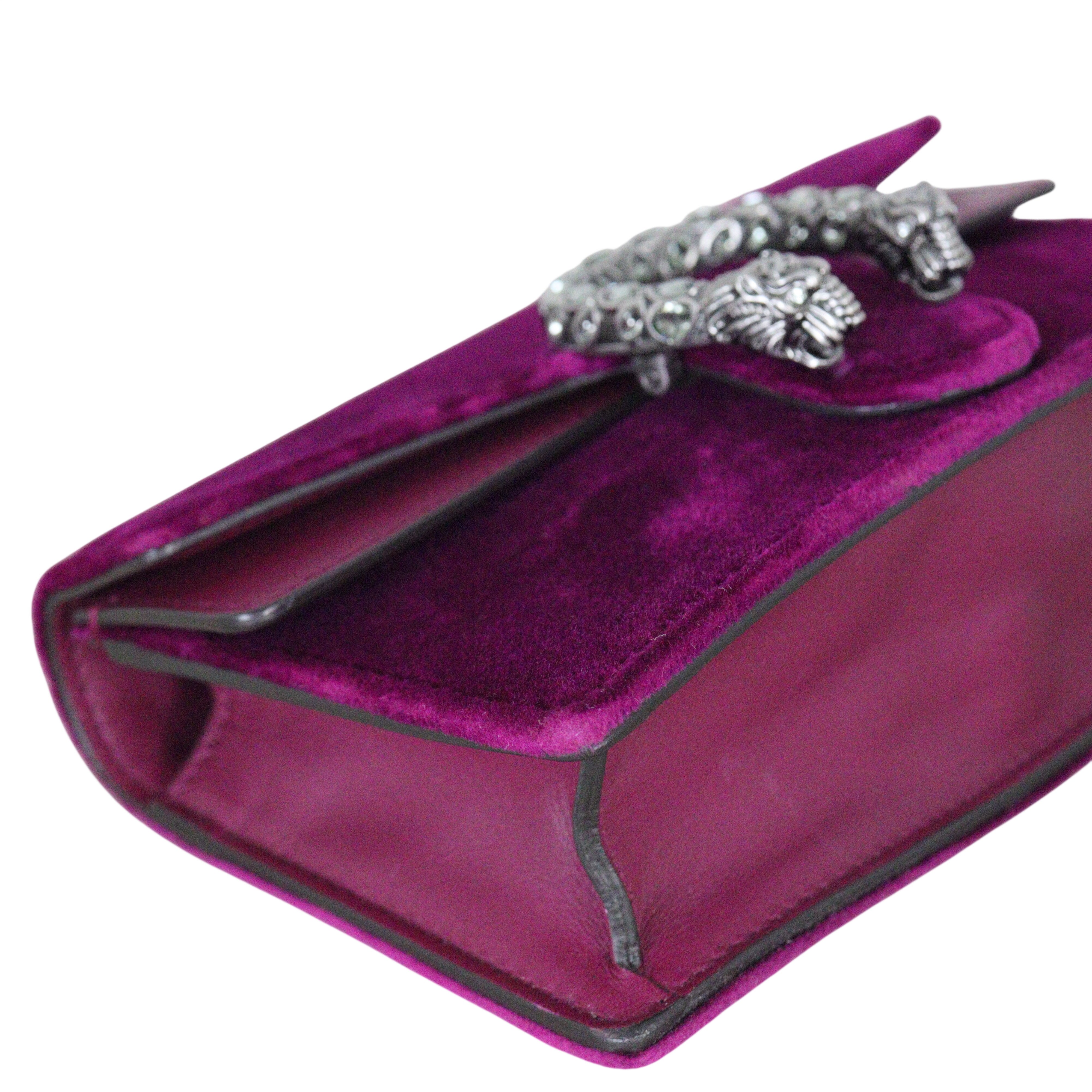 Gucci Dionysus Velvet Super Mini Shoulder Bag