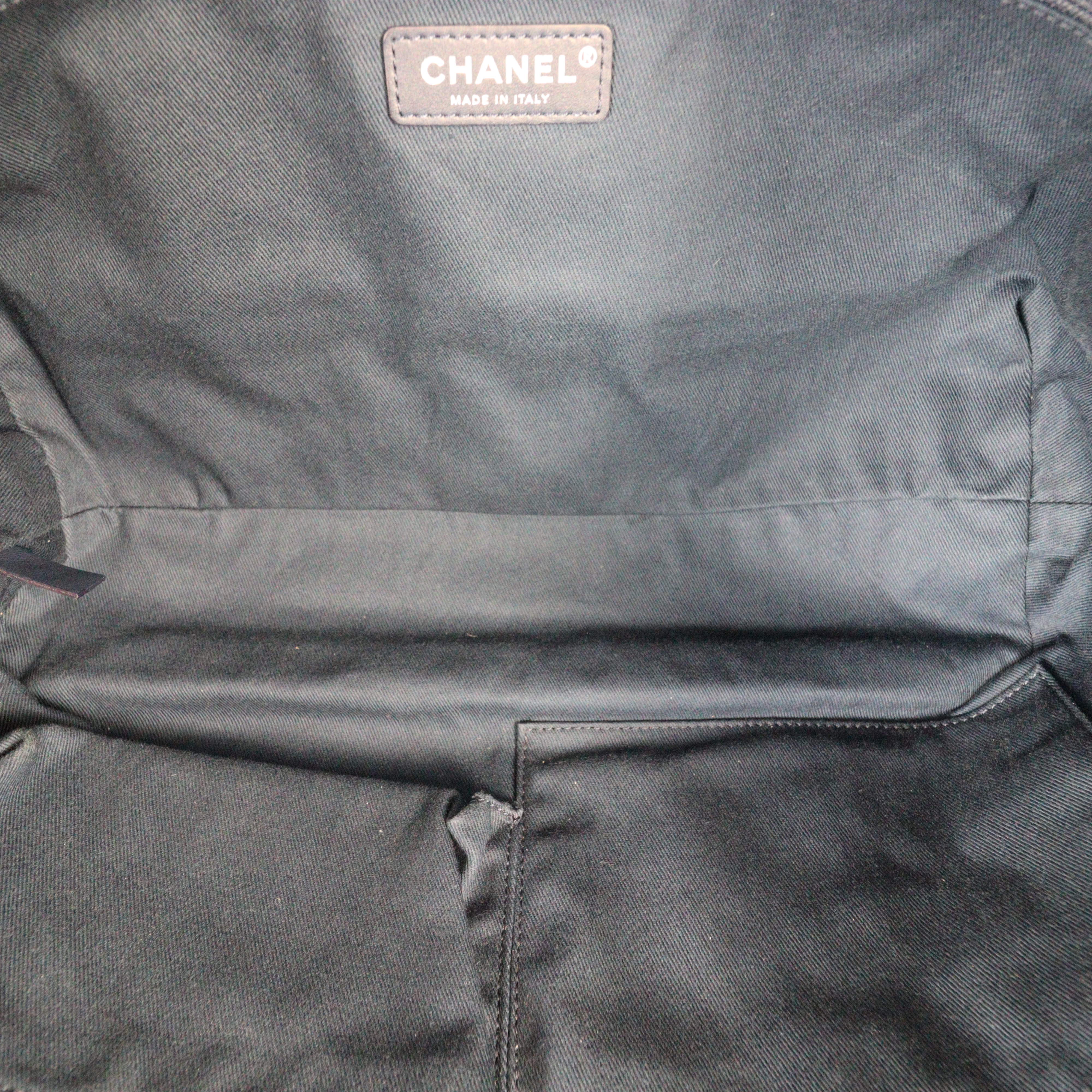 Chanel CC Double Face Canvas Tote Large