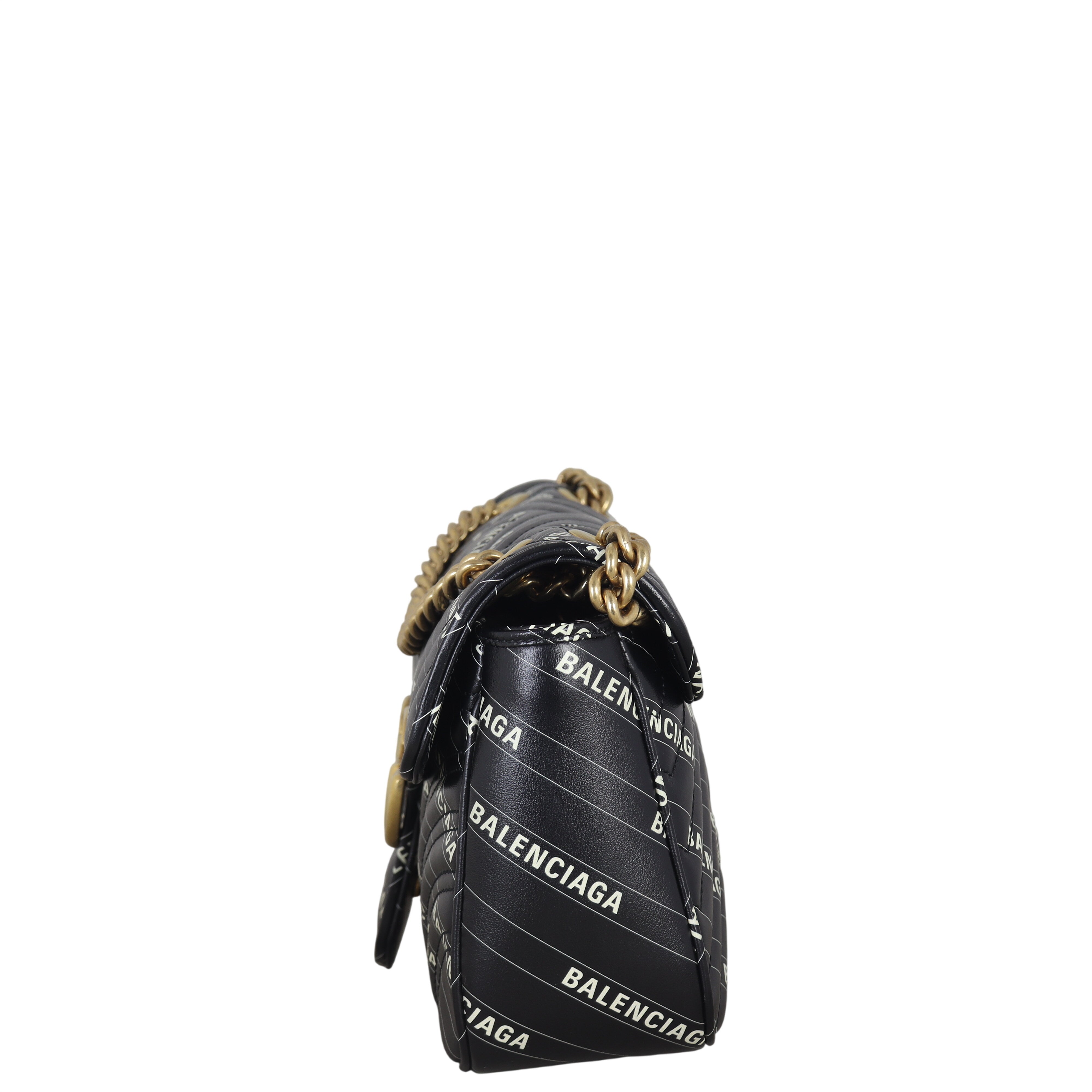 Gucci x Balenciaga The Hacker Project GG Marmont Matelasse Small Shoulder Bag