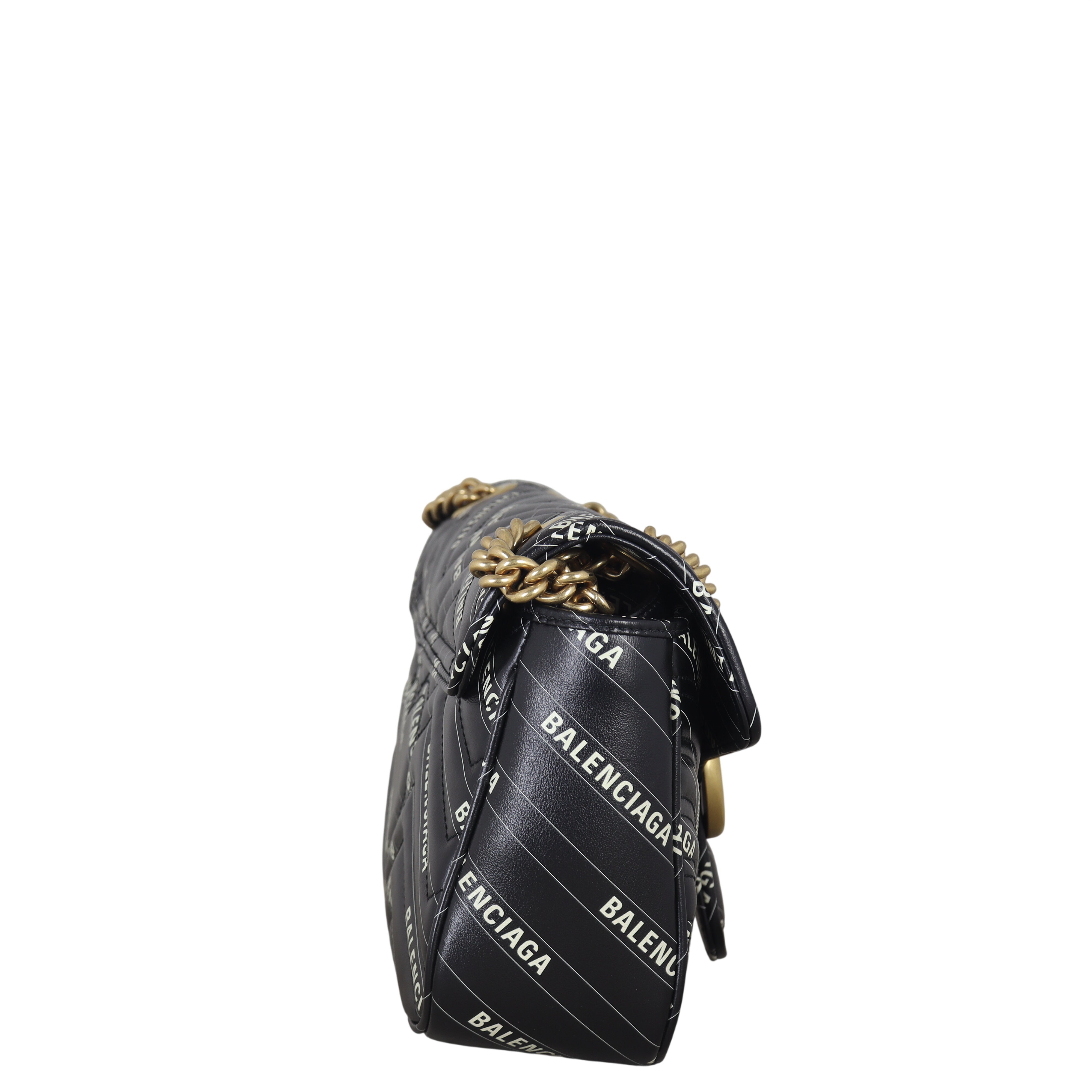 Gucci x Balenciaga The Hacker Project GG Marmont Matelasse Small Shoulder Bag