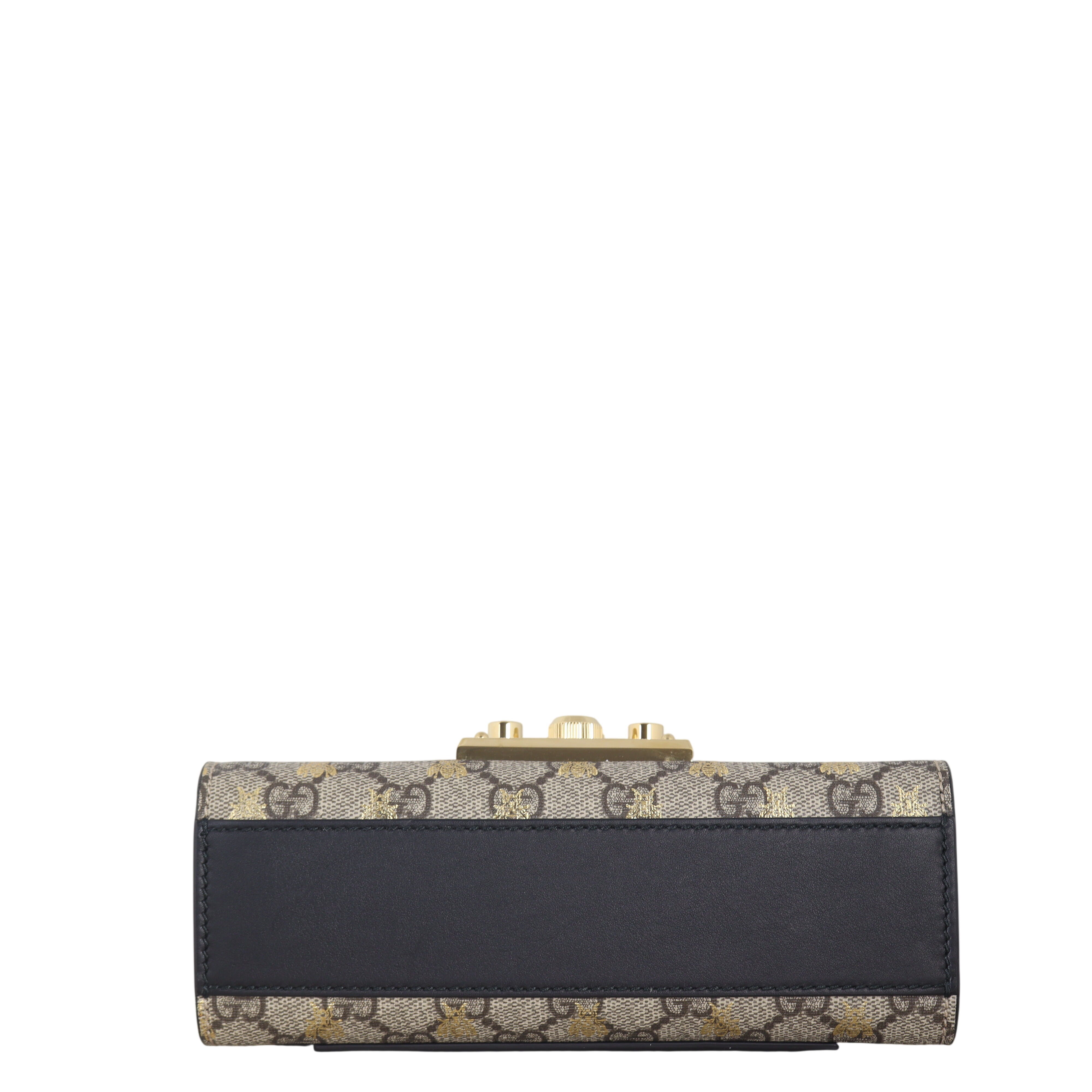 Gucci GG Supreme Bees Padlock Shoulder Bag