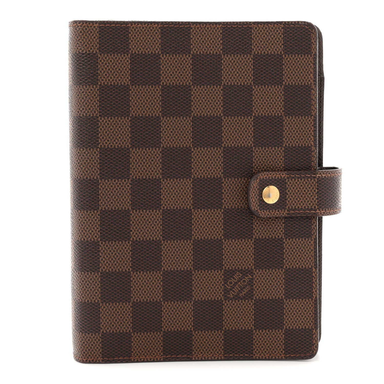 Damier Ebene Medium Ring Agenda Cover