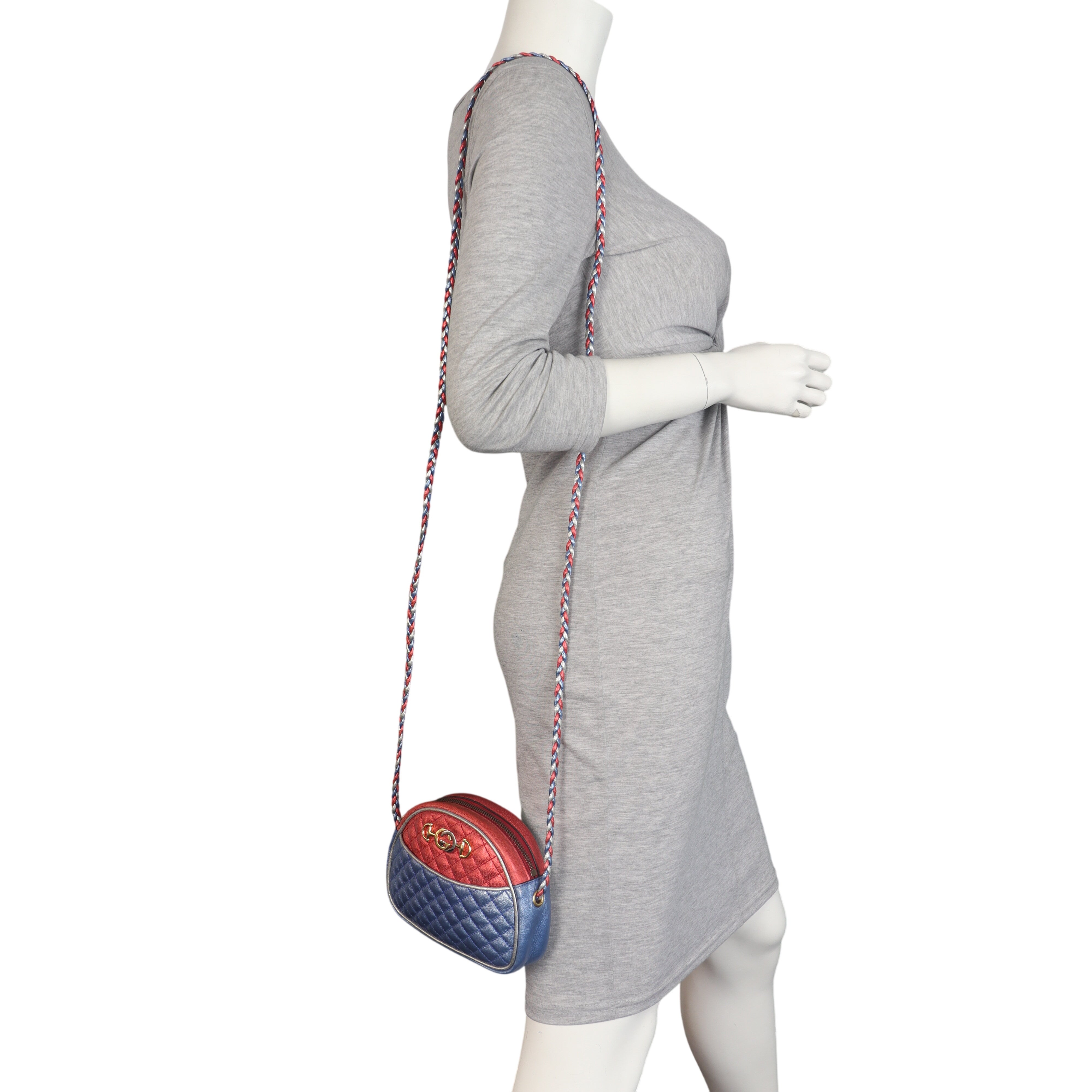 Gucci Zumi Trapuntata Mini GG Shoulder Bag