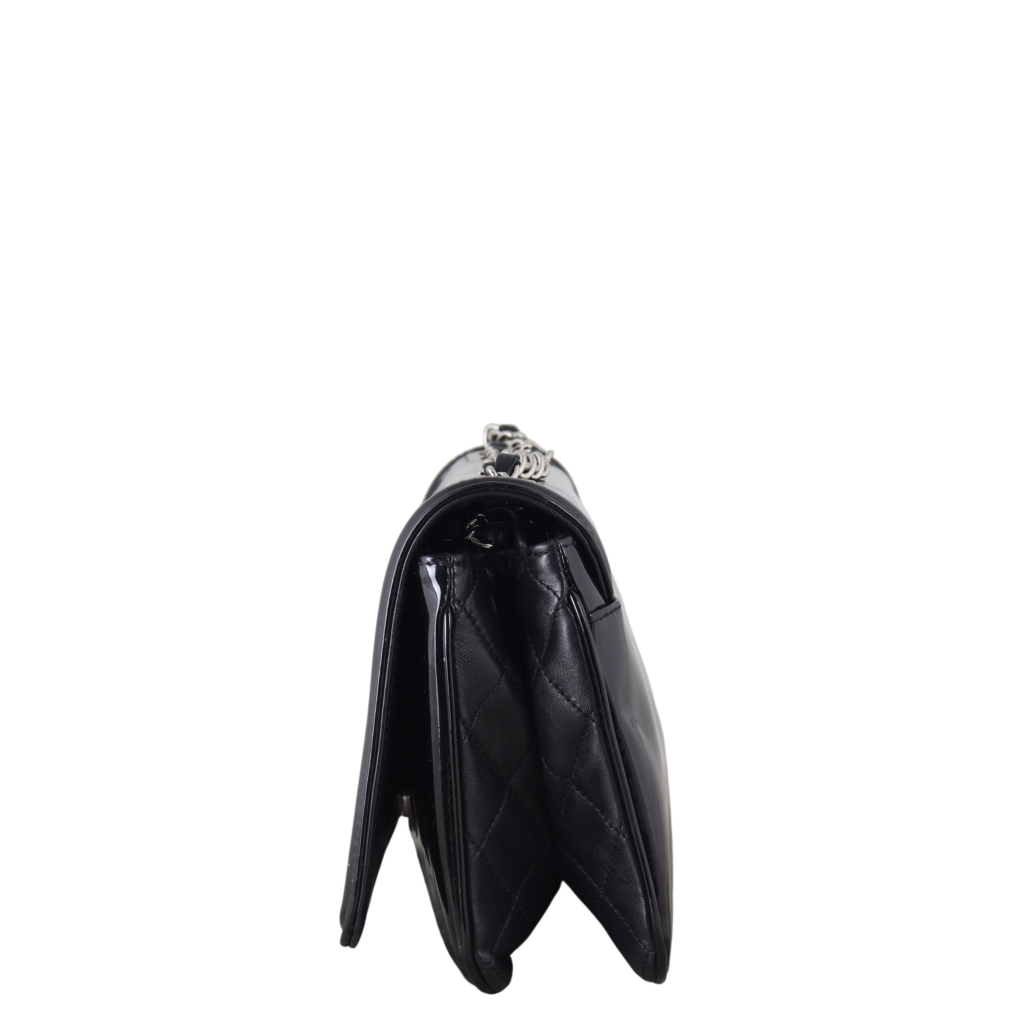 Chanel CC Vinyl Lipstick Ligne Flap Bag
