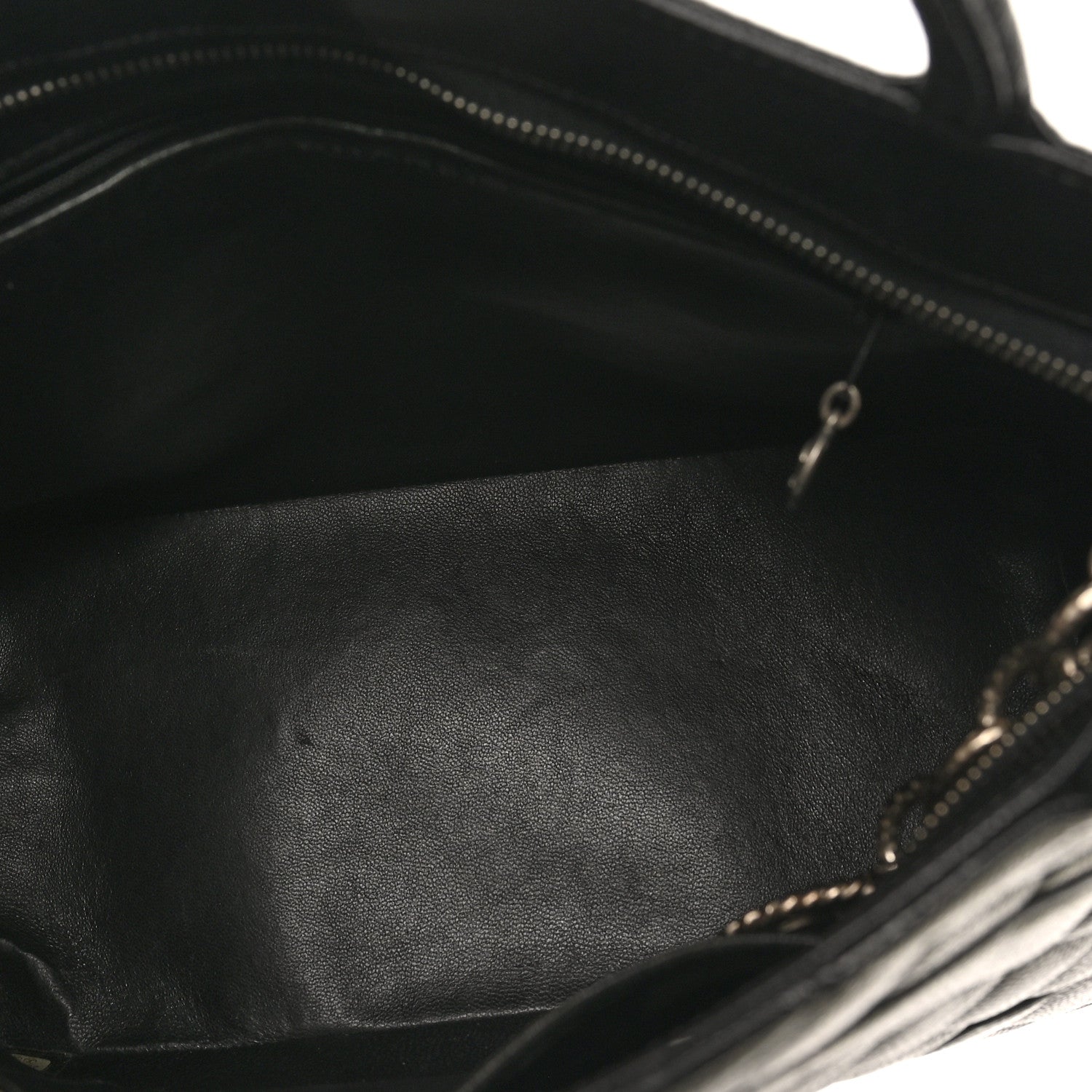 Caviar Quilted Medallion Tote Black