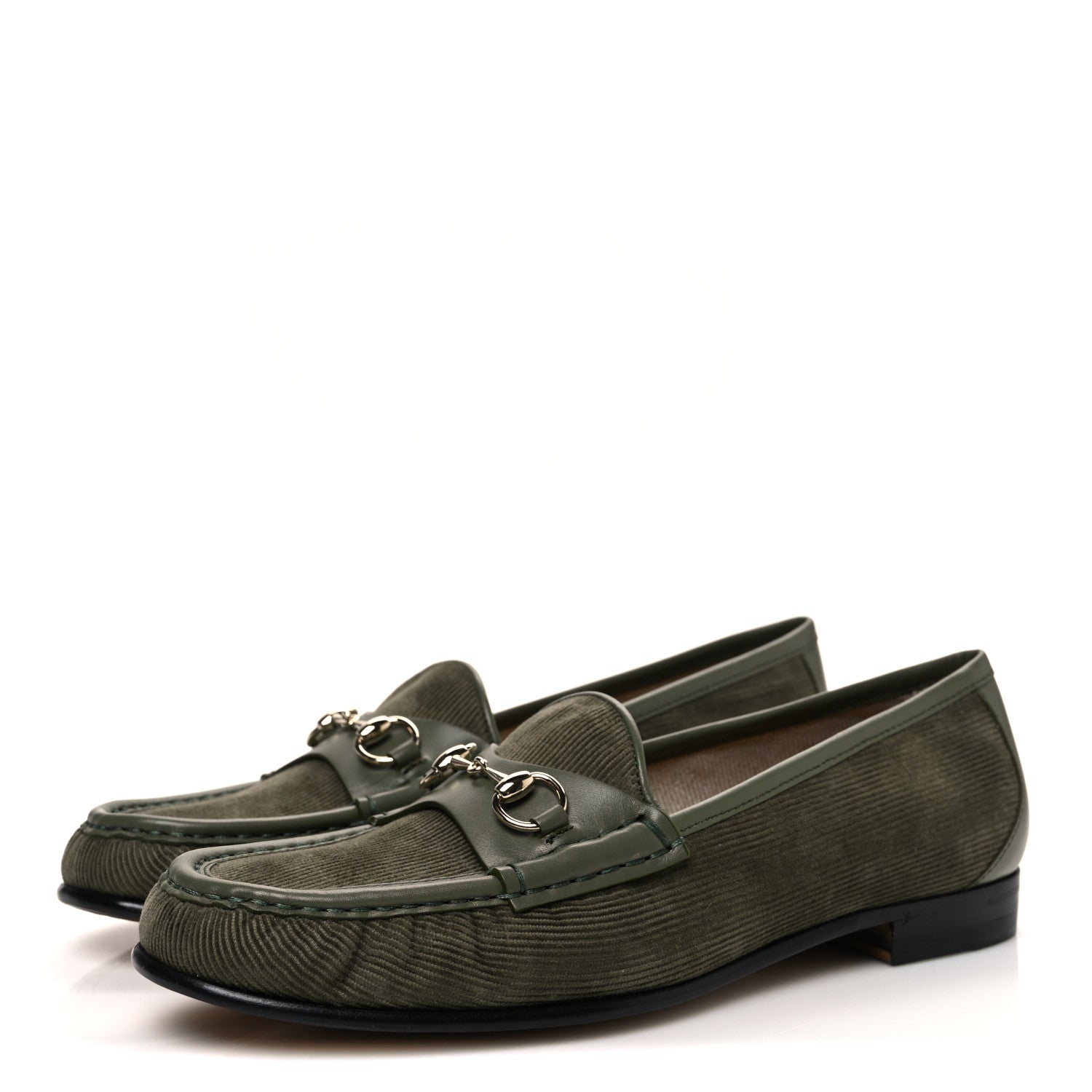 Corduroy Womens 1953 Horsebit Loafers 40 Sweet Military