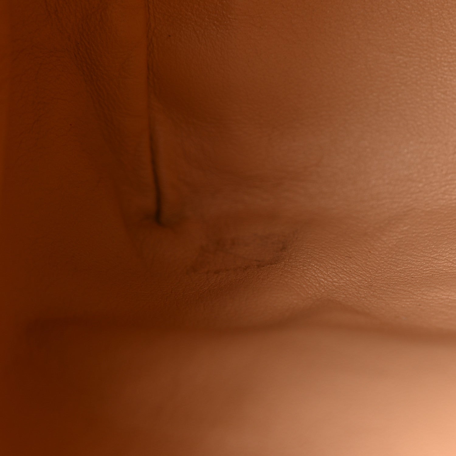 Smooth Calfskin Luxe Ligne Tote Dark Beige