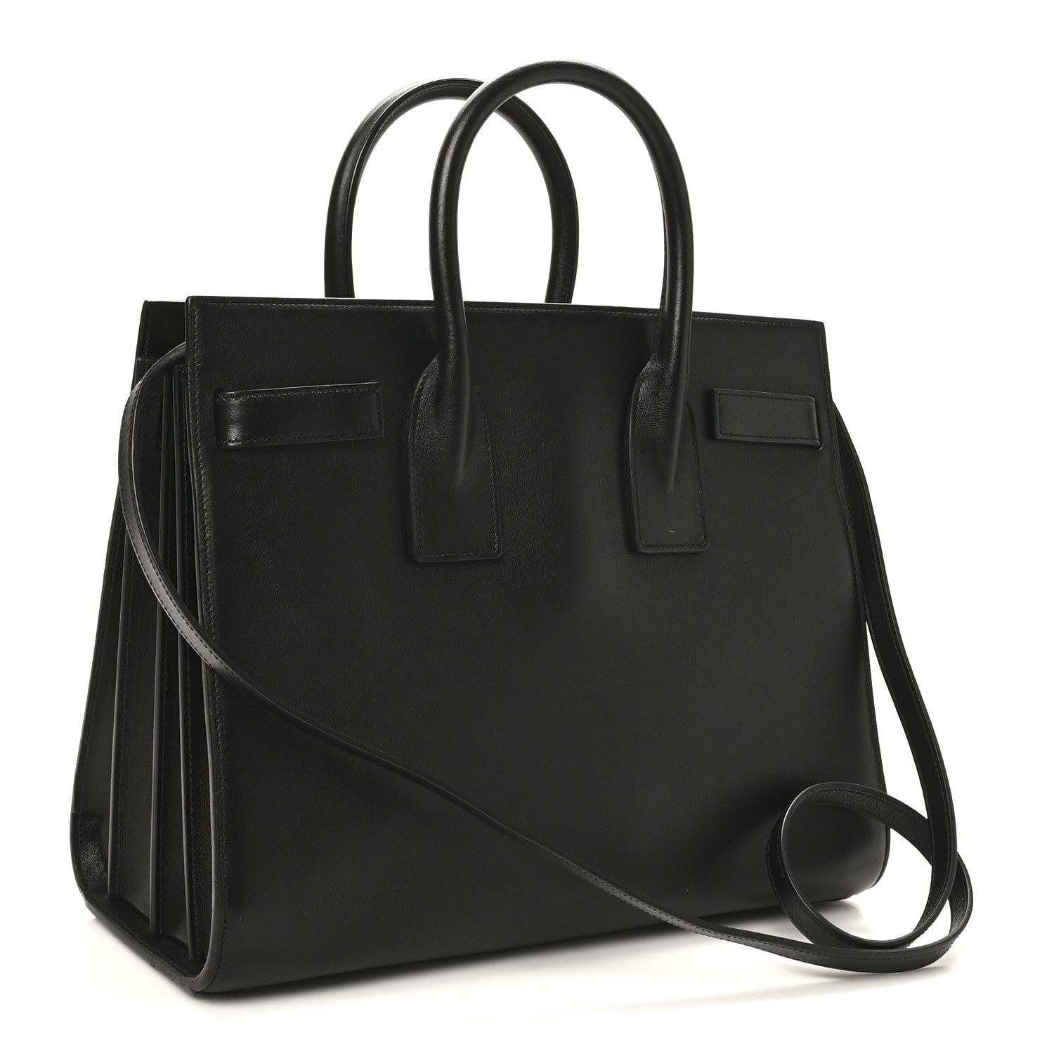 Calfskin Small Sac De Jour Black