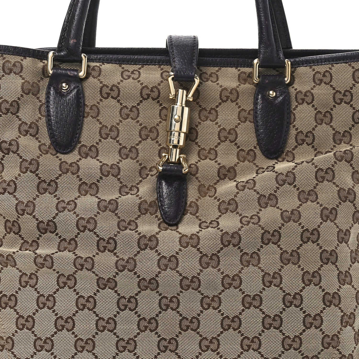 Monogram Piston Lock Tote Ebony