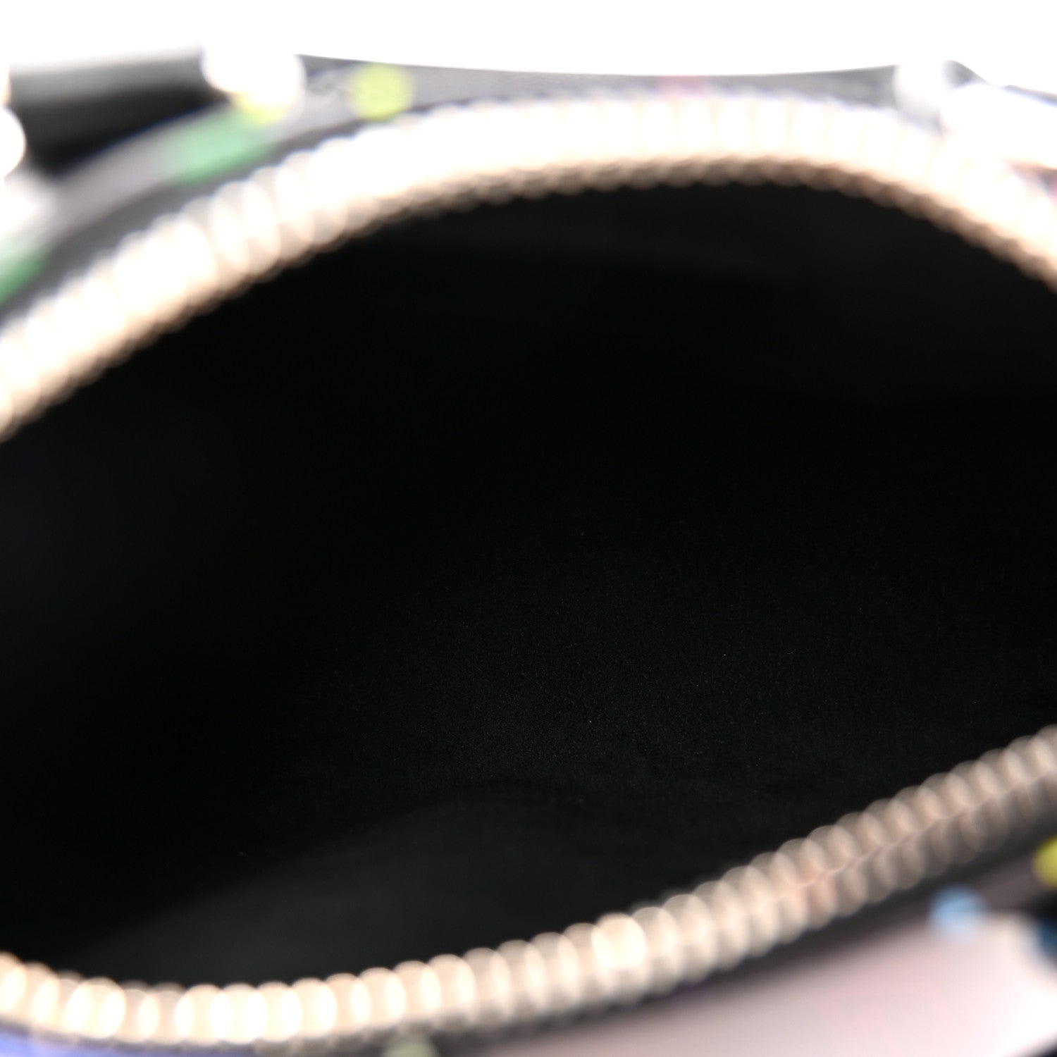 LV X TM Monogram Multicolor Nano Speedy Black