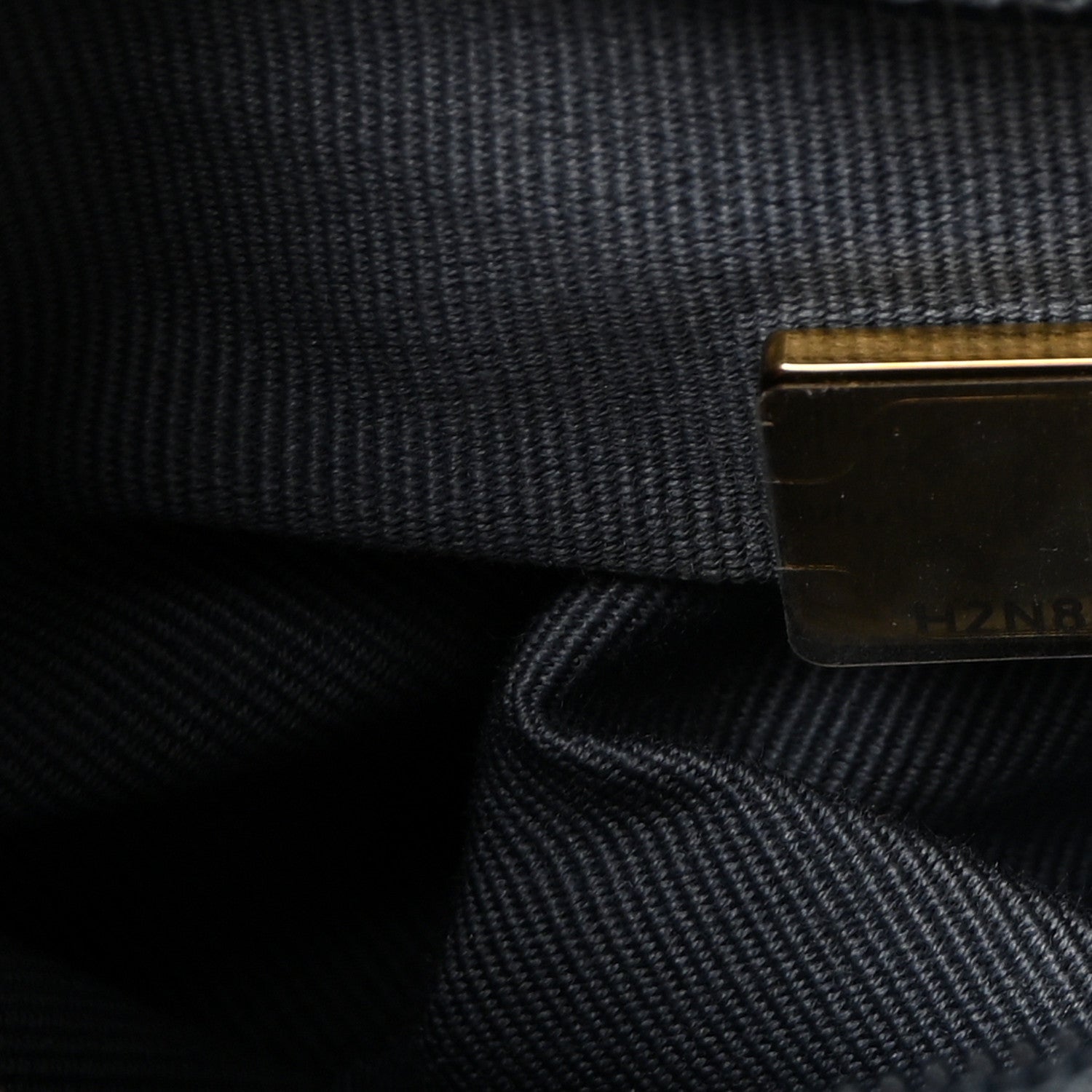 Shiny Aged Calfskin Quilted Nano Kelly Shopper Dark Blue