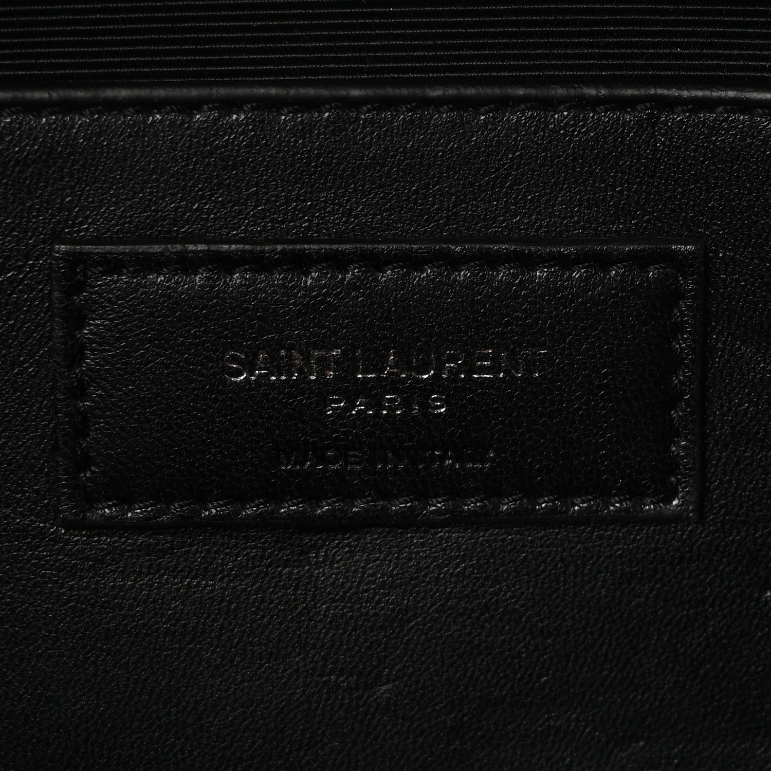 Grain De Poudre Medium Classic Monogram Monochrome Kate Satchel Black