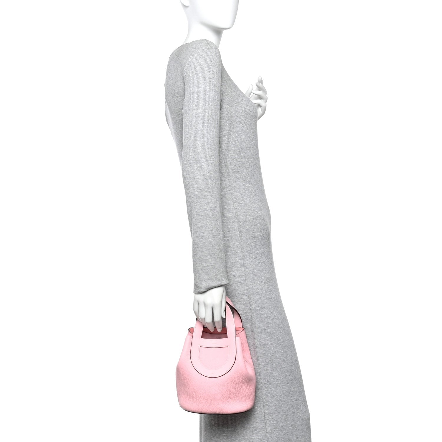Taurillon Clemence Swift In-The-Loop 18 Bag Rose Sakura