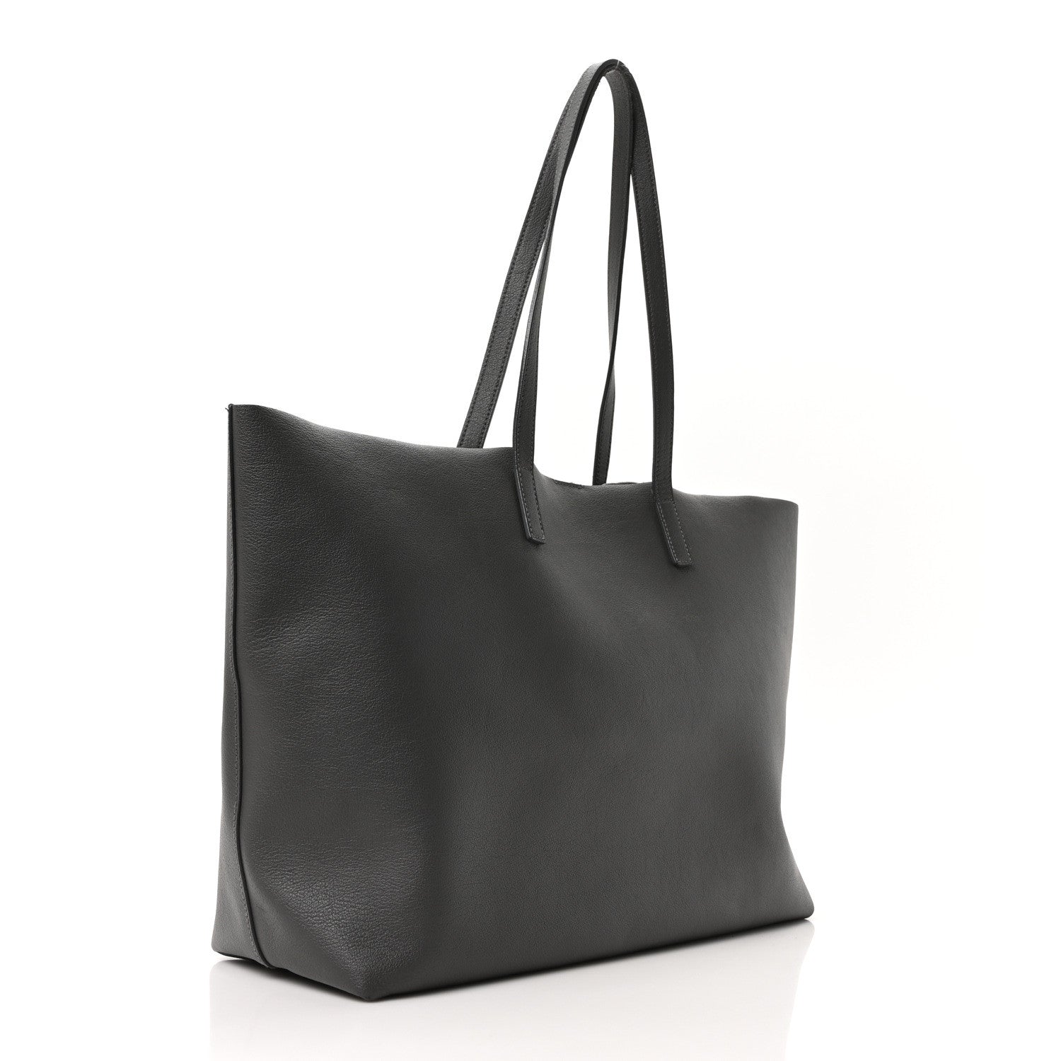 Calfskin Large Shopping Tote Earth