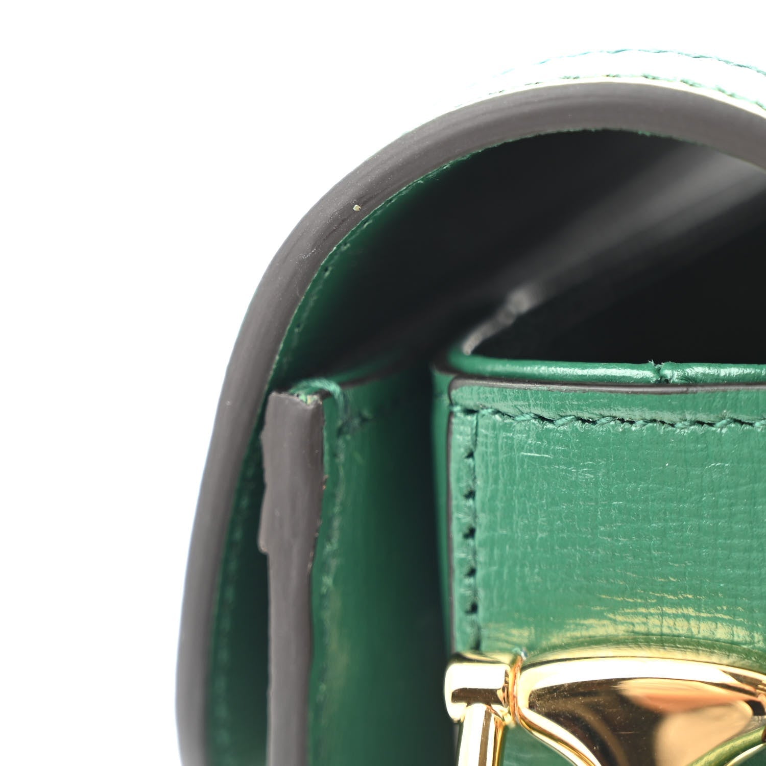Azalea Calfskin Horsebit 1955 Shoulder Bag New Shamarock Emerald