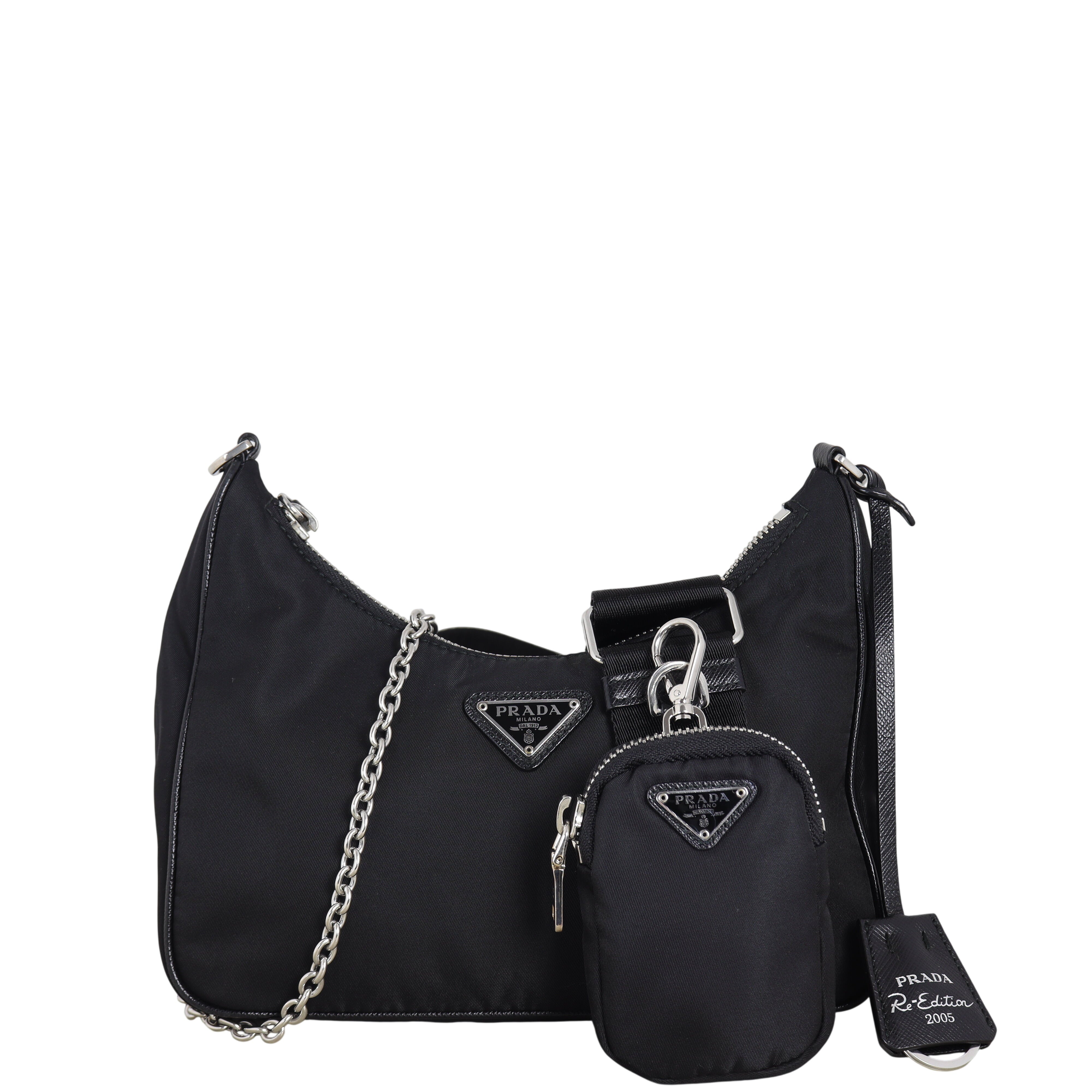 Prada Re-Edition 2005 Tessuto Shoulder Bag