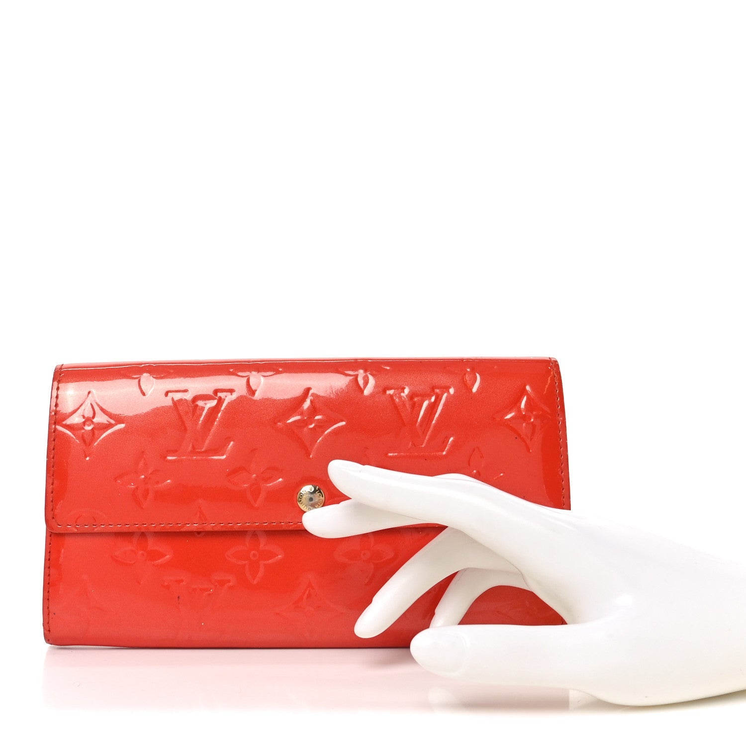 Vernis Sarah Wallet Rouge Grenadine