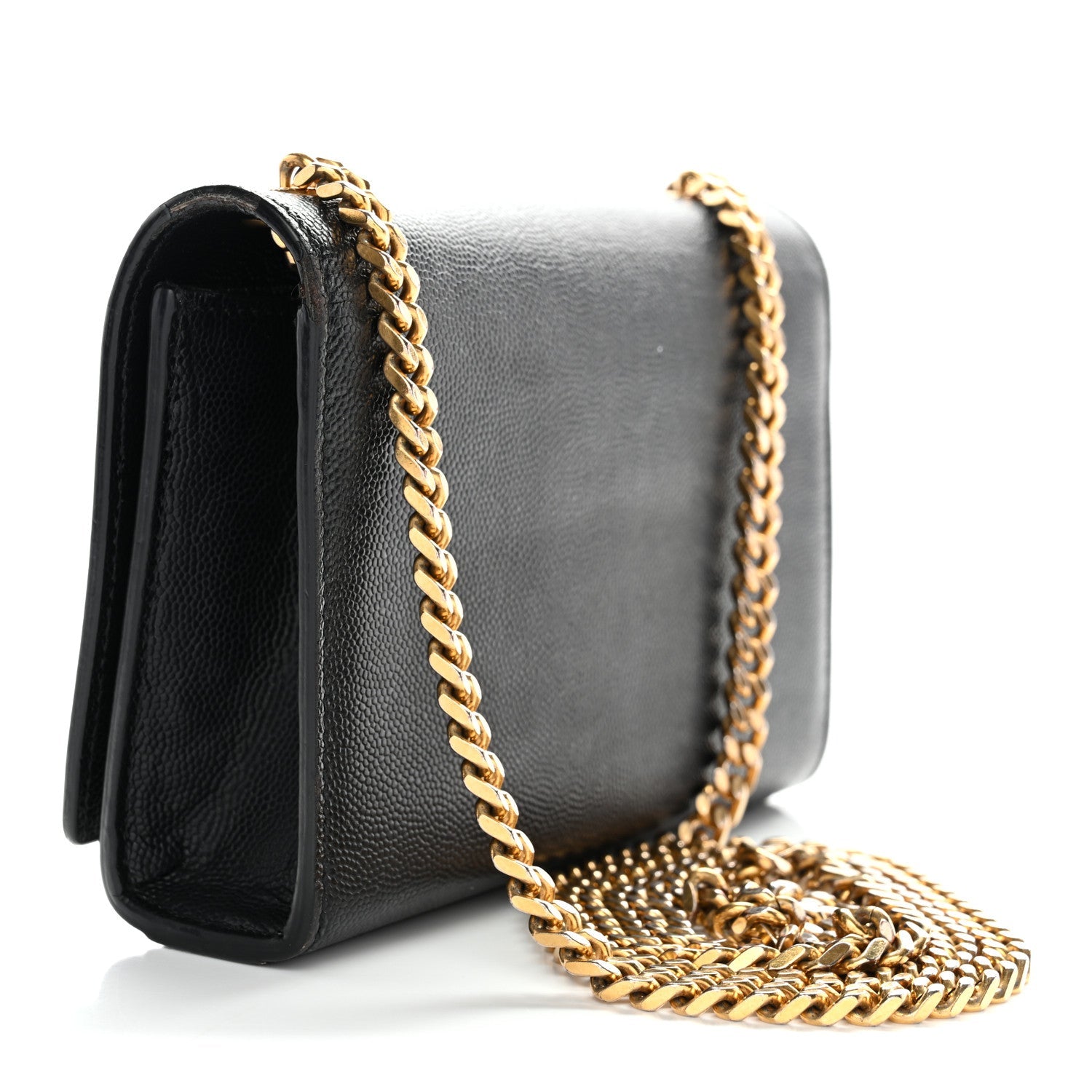 Grain De Poudre Small Monogram Kate Satchel Black