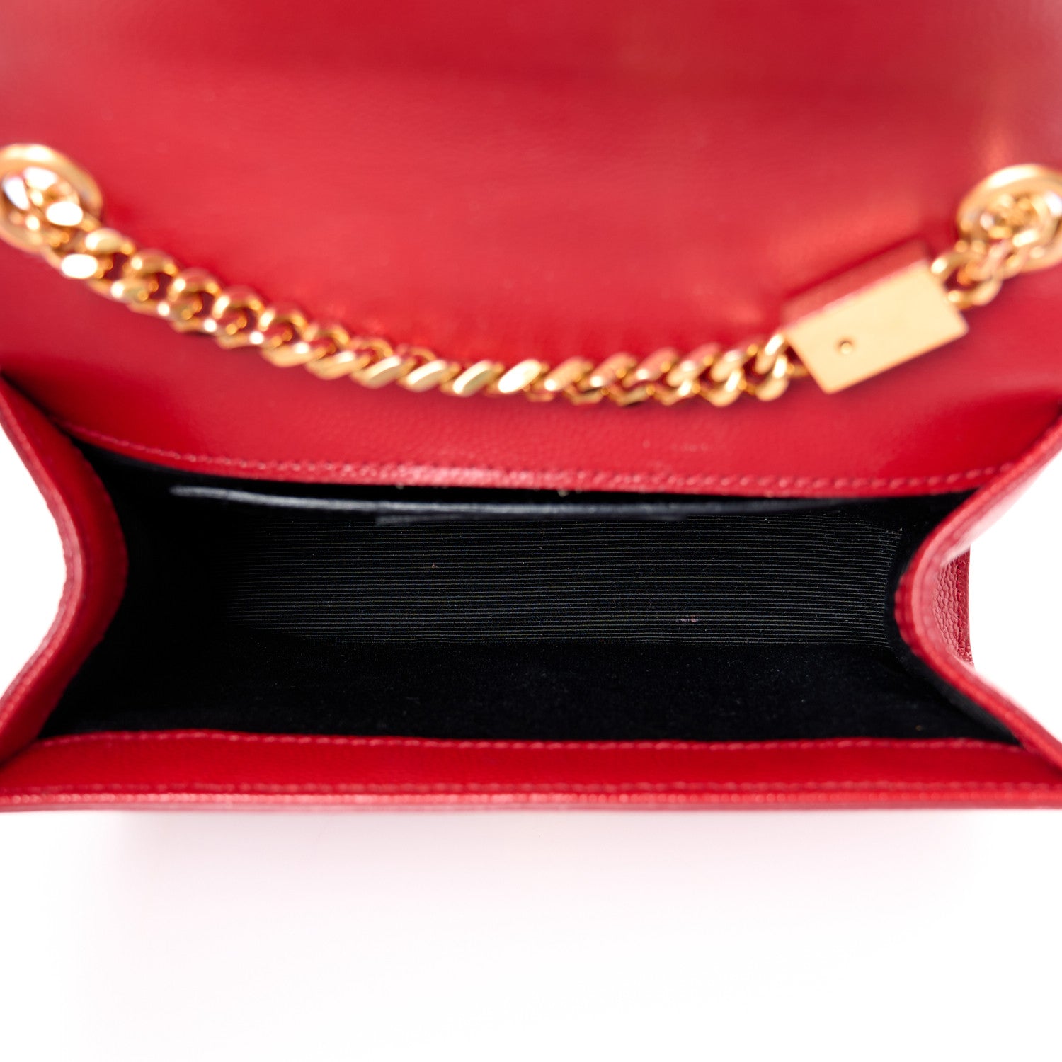 Grain De Poudre Small Monogram Kate Satchel Red