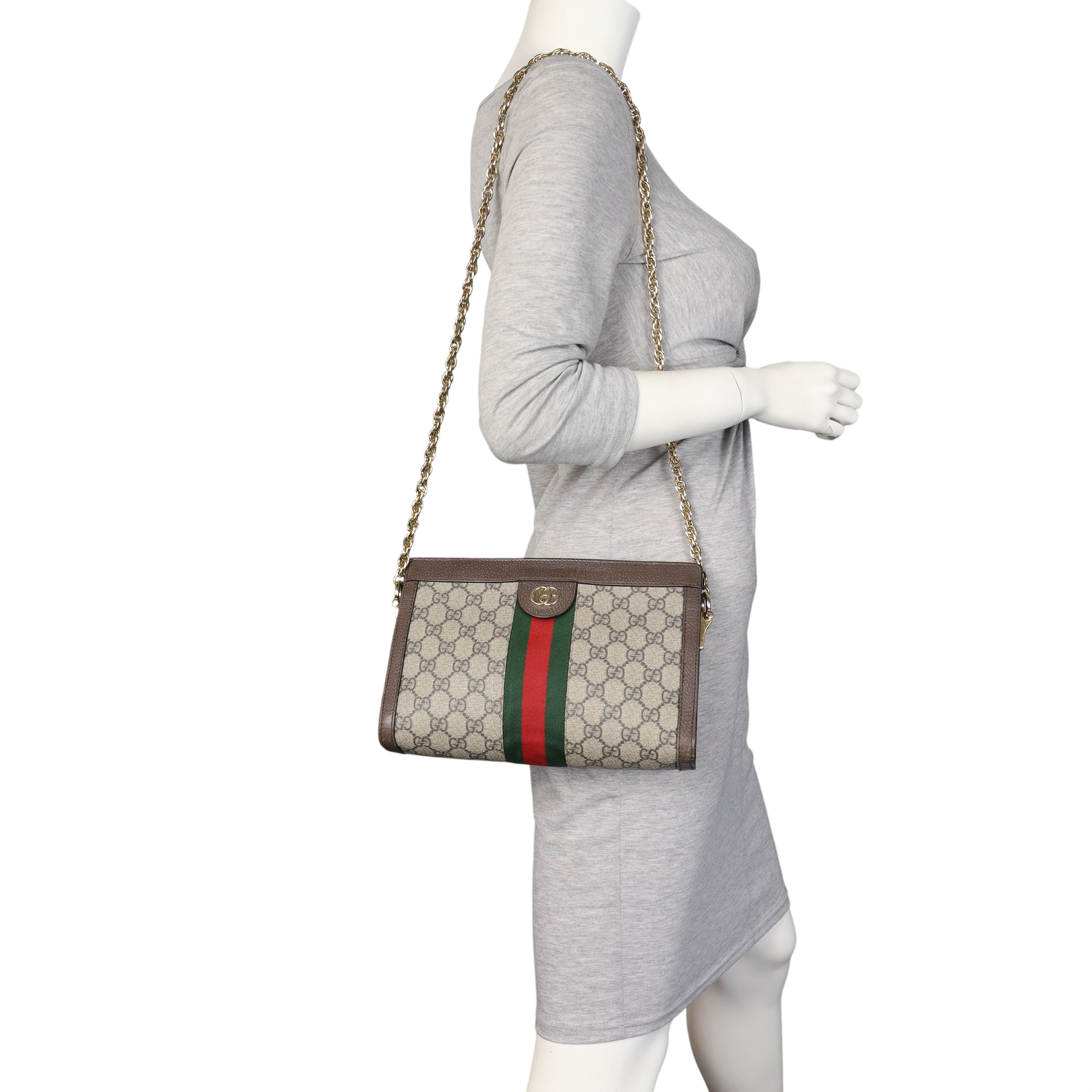 Gucci GG Supreme Ophidia Small Shoulder Bag
