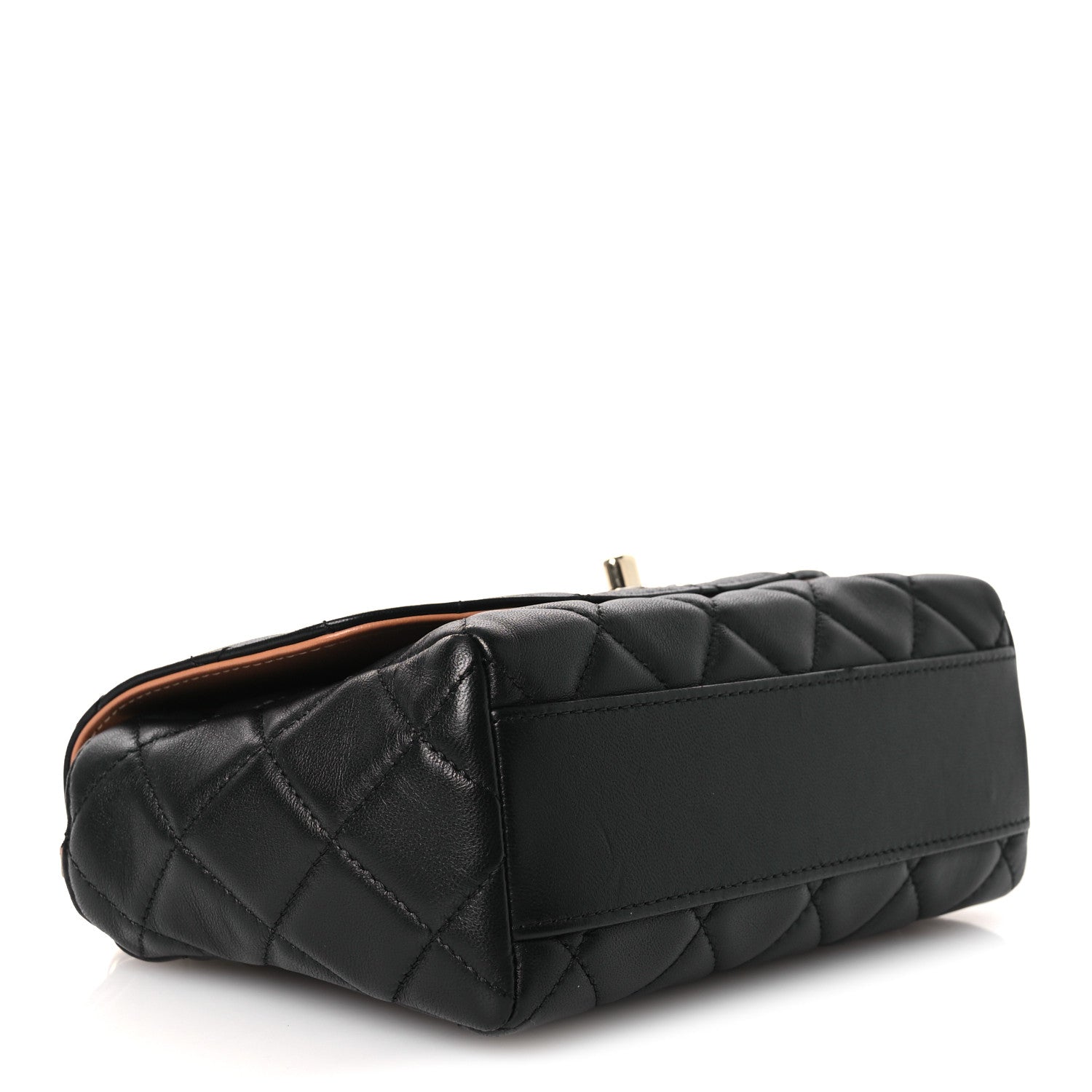 Lambskin Mixed Fibers Quilted Cocovado Flap Black
