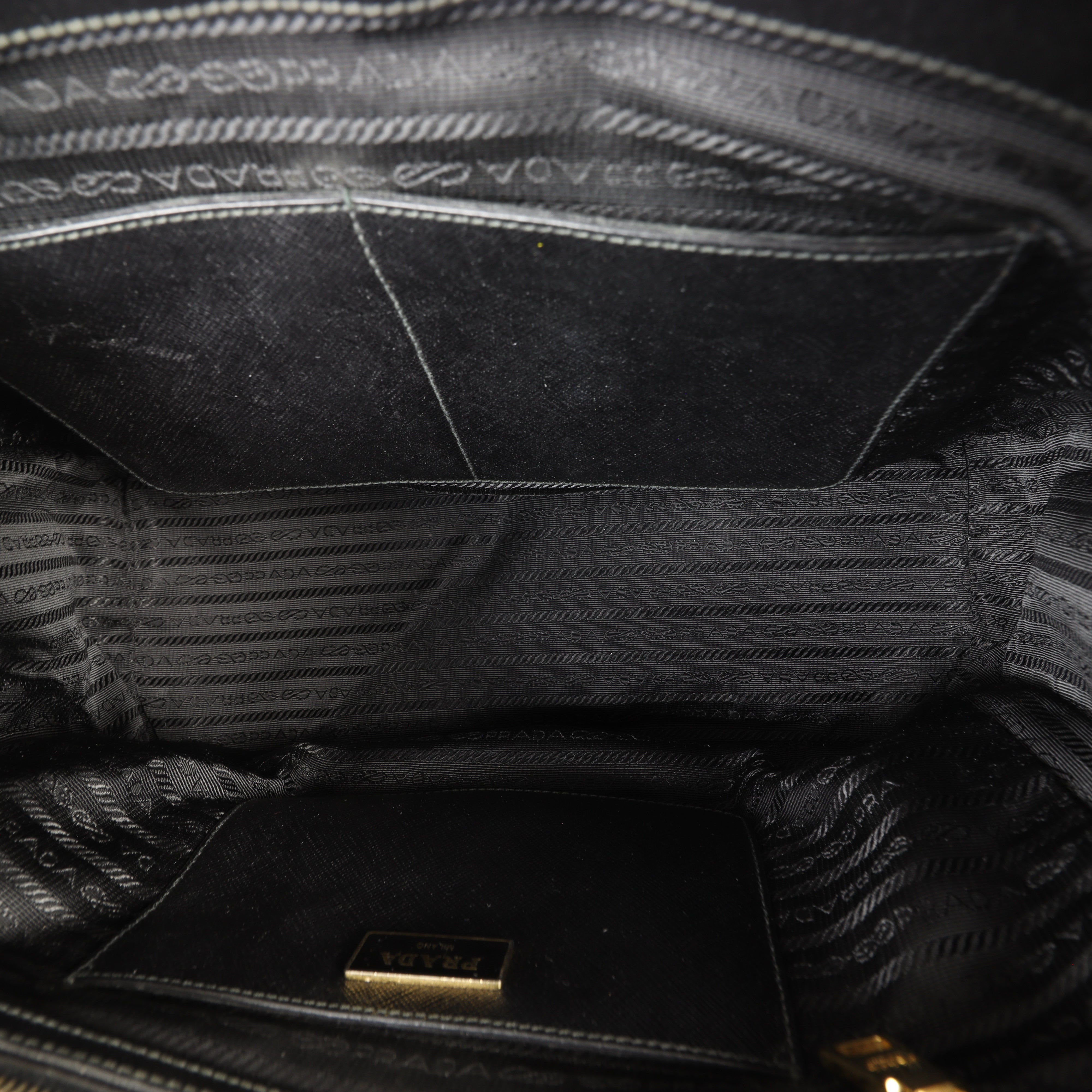 Prada Saffiano Lux Galleria Double Zip Tote Large