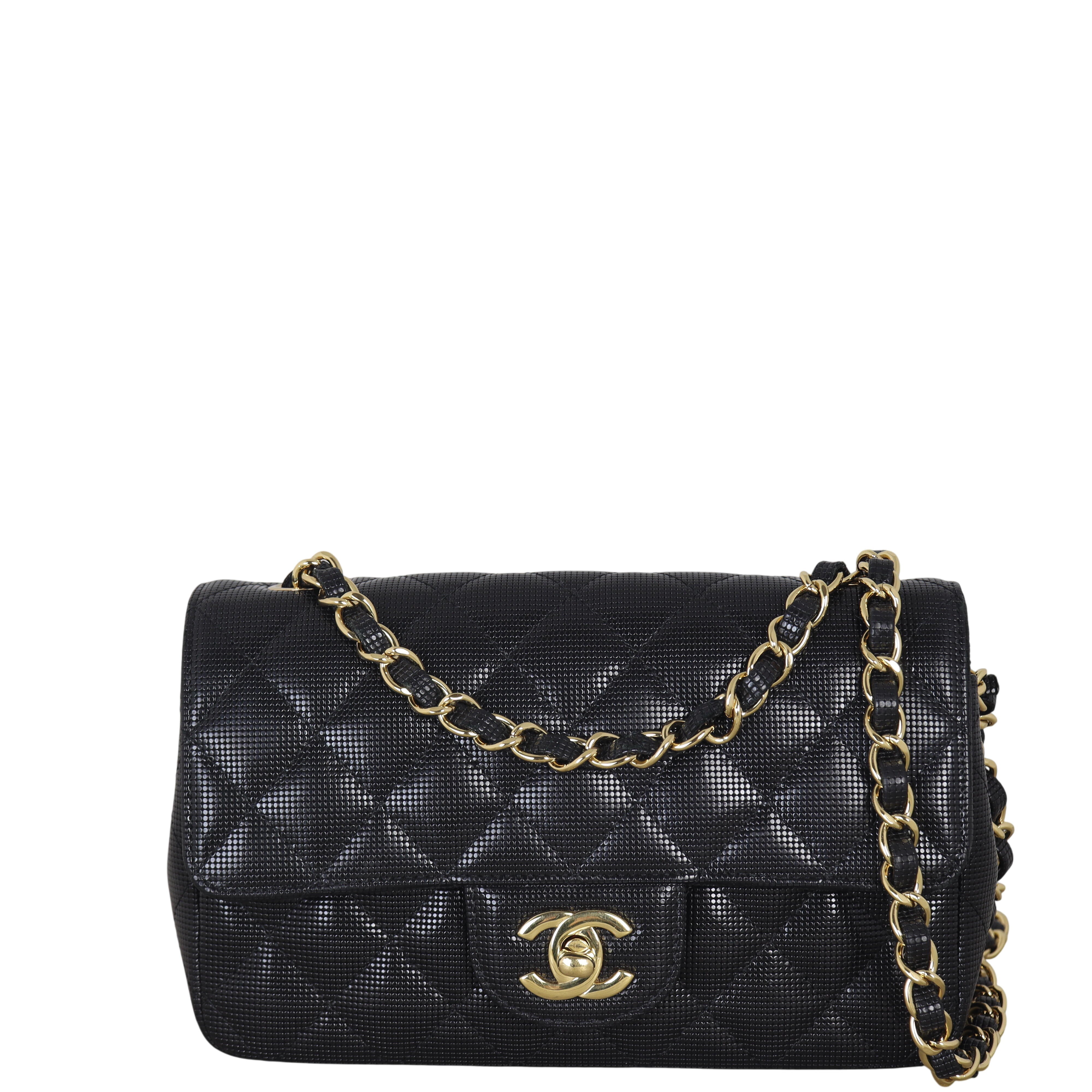 Chanel Classic Flap Mini Rectangular Bag Pixel