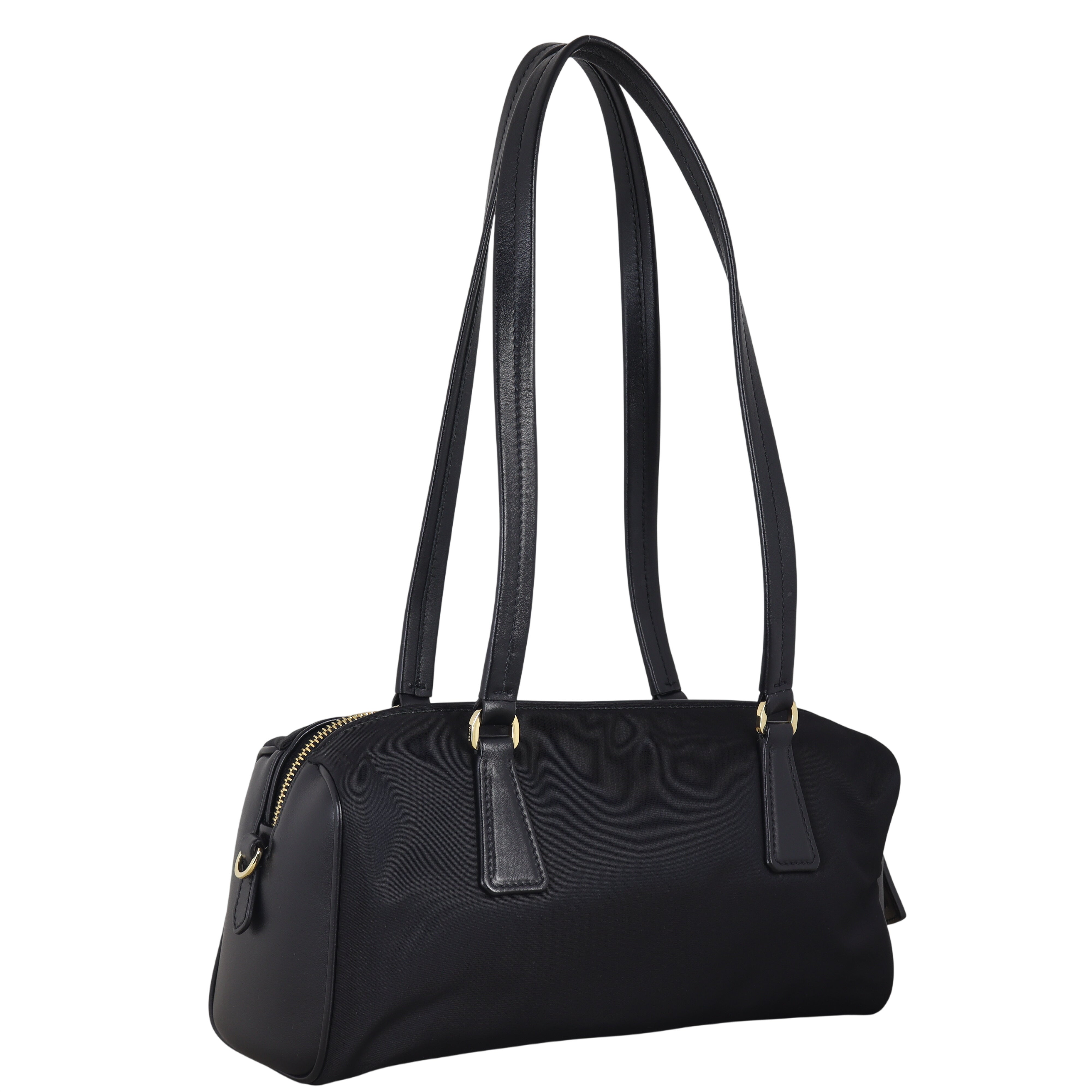 Prada Re-Nylon Padlock Shoulder Bag Medium