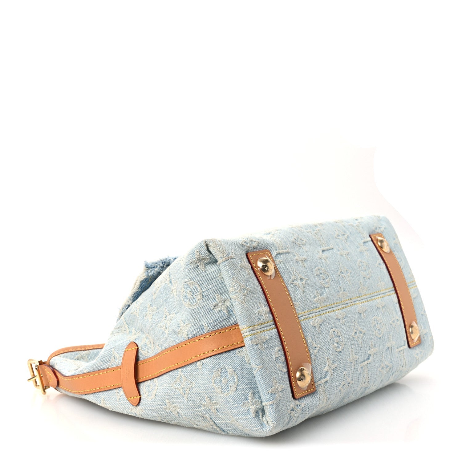 Monogram Denim CarryAll PM Sky Blue