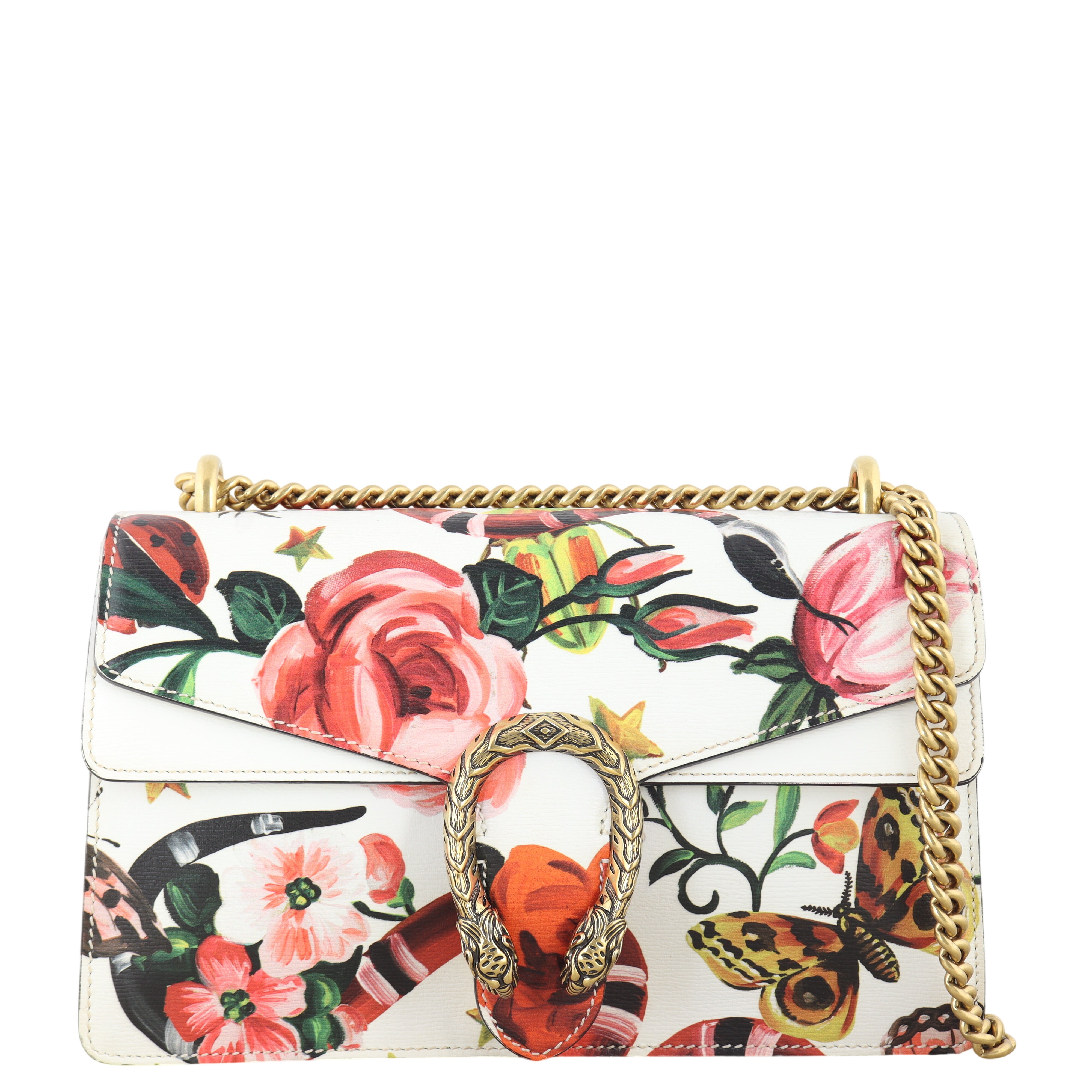 Gucci Dionysus Small Leather Shoulder Bag Garden