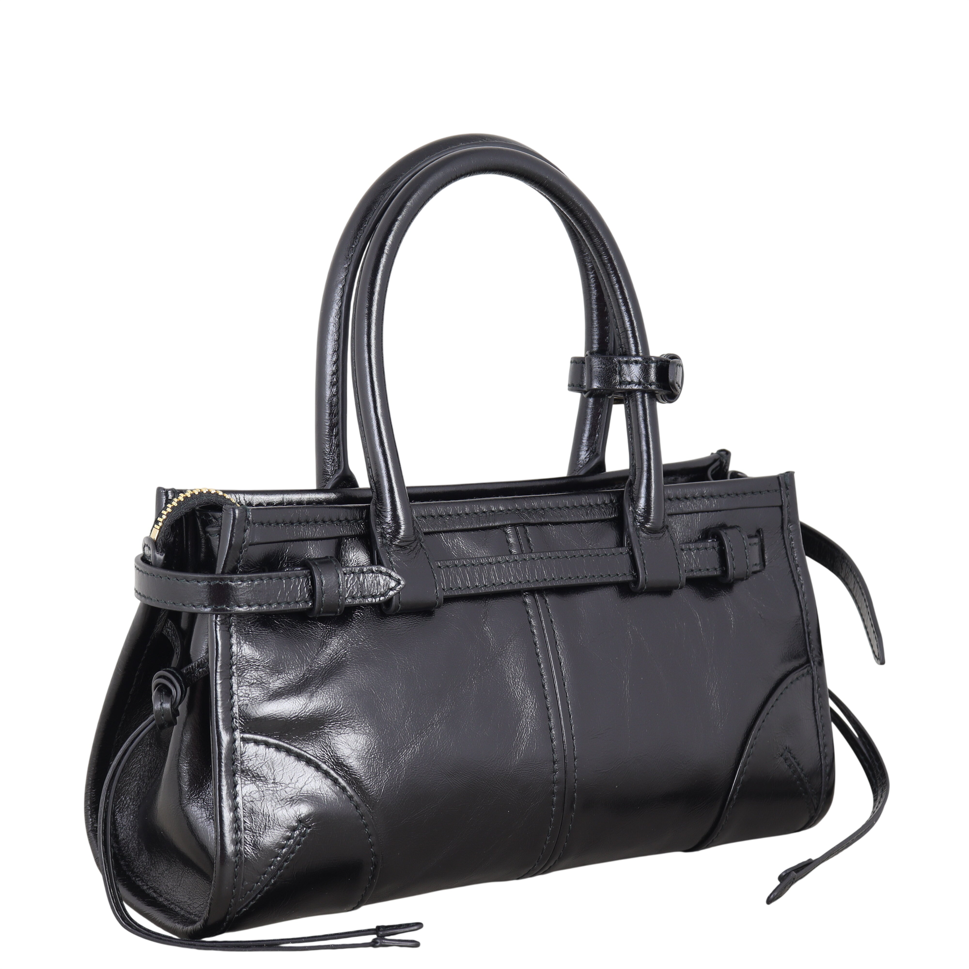 Prada Vitello Shine Bonnie Shoulder Bag Mini