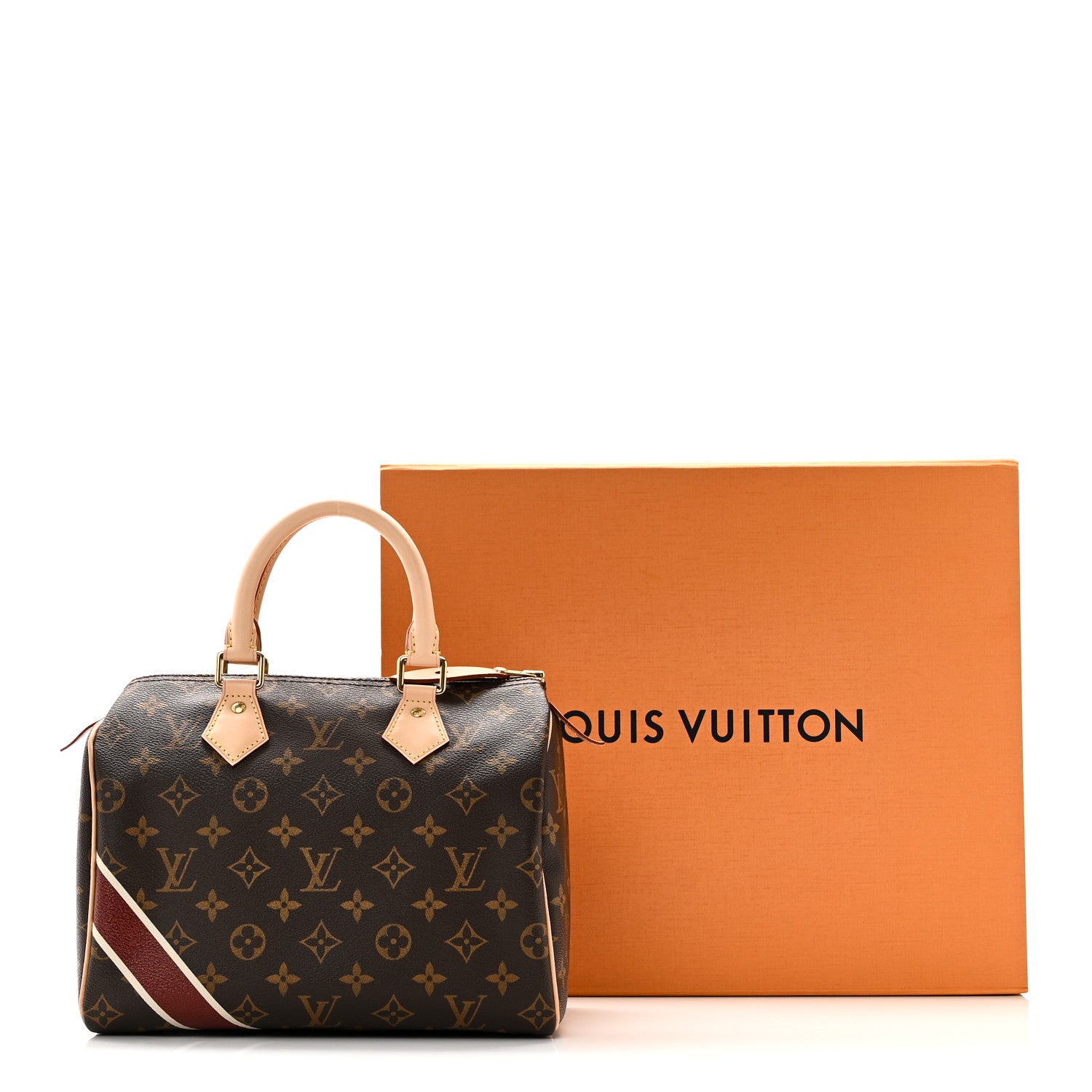 Monogram My LV Heritage Speedy 25 Burgundy Ivory