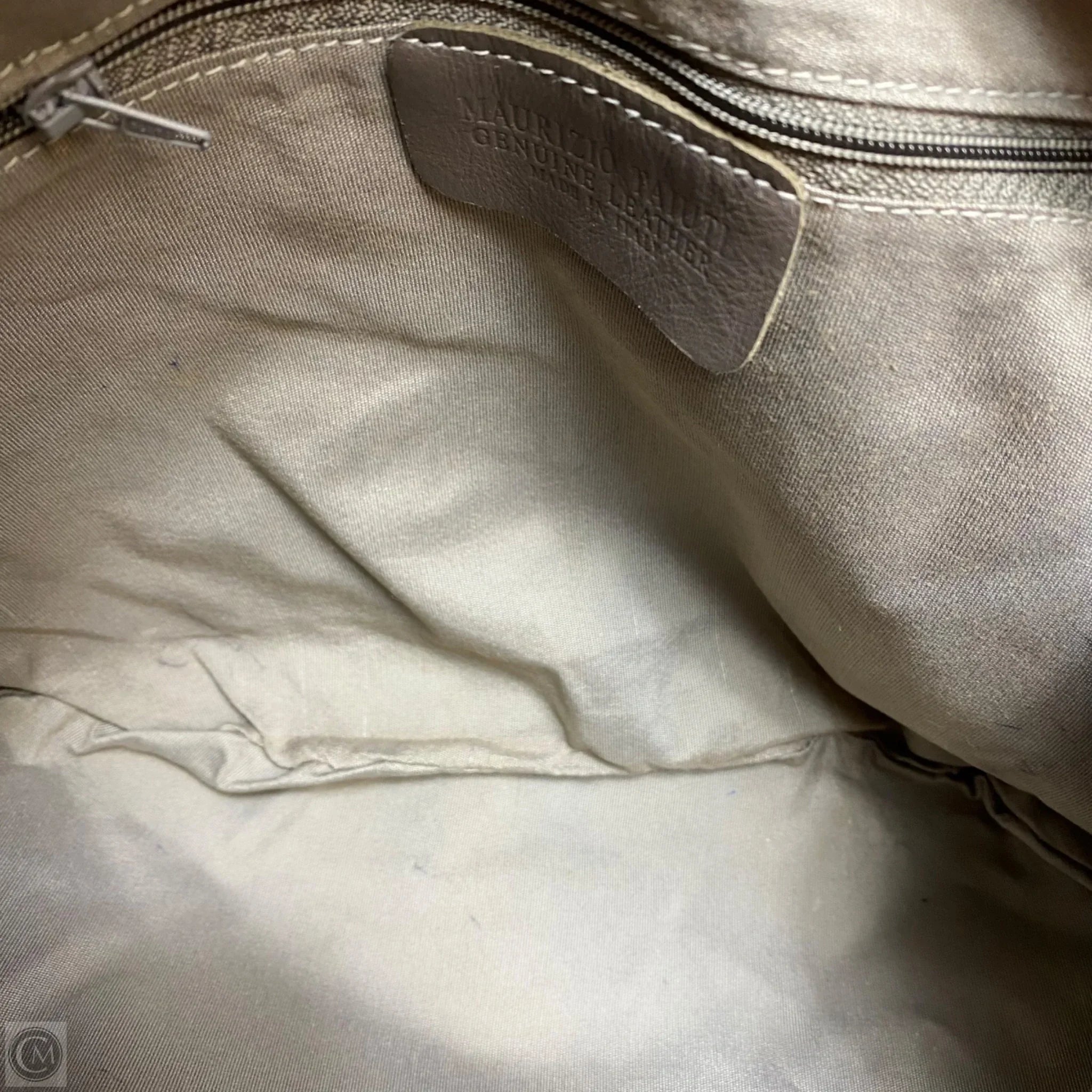 Handbag Leather By Maurizio Taiuti, Size: Large