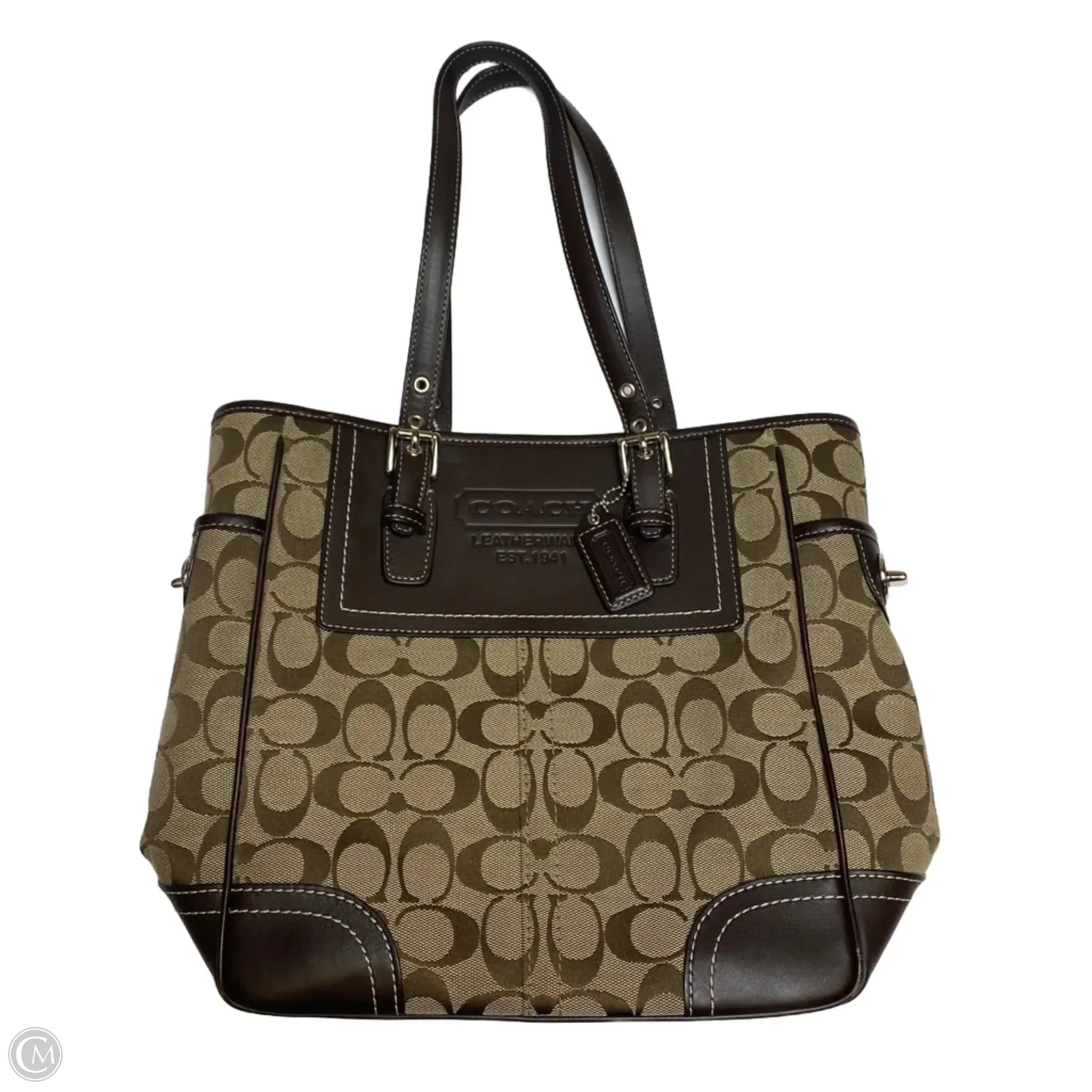 Handbag Designer By Coach, Size: Medium